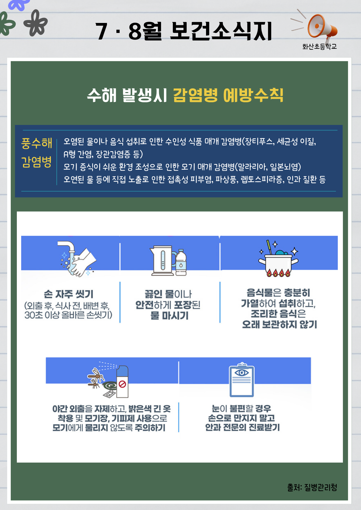 7, 8월 보건소식지