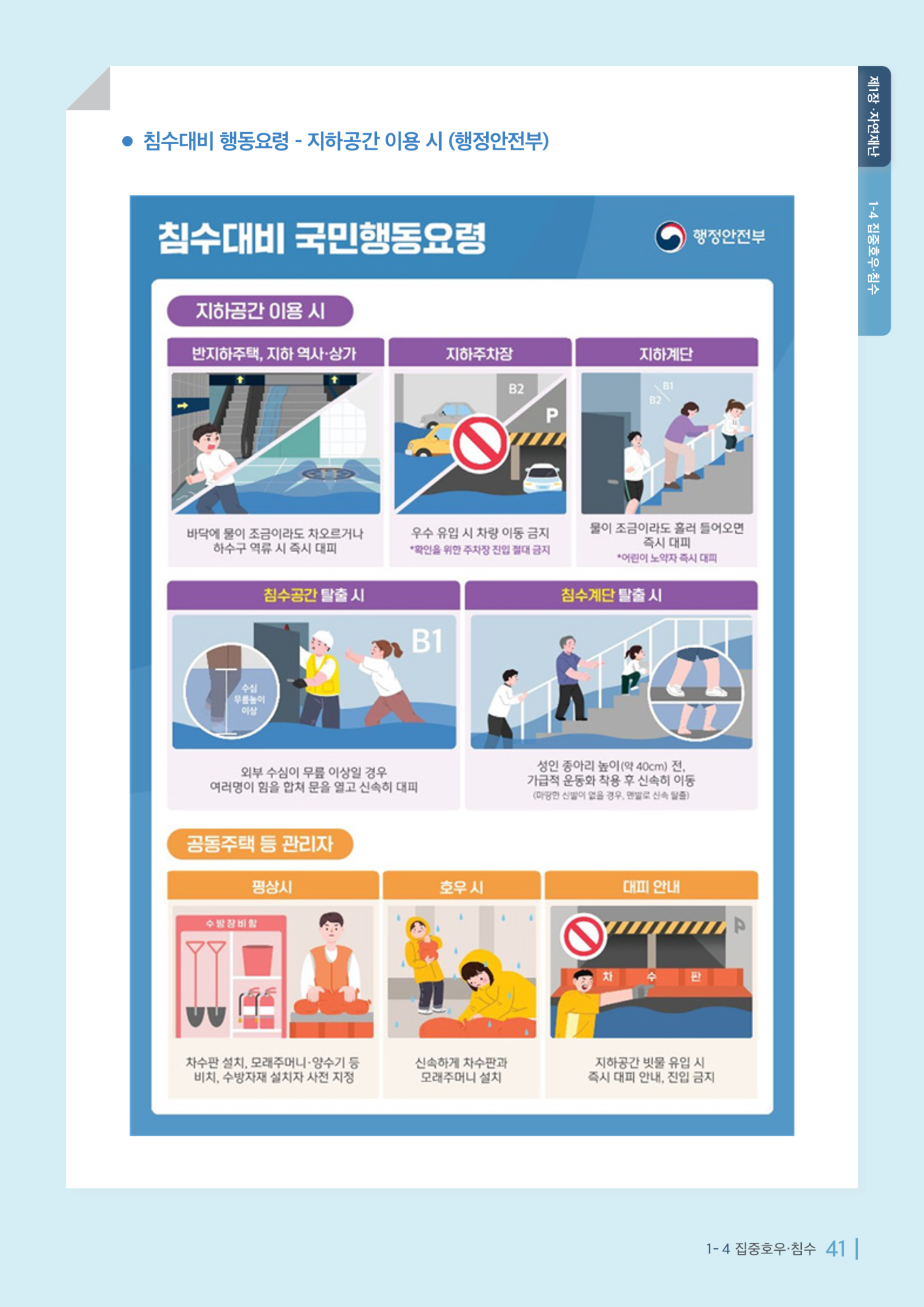 충청북도교육청 체육건강안전과_집중호우침수매뉴얼_8