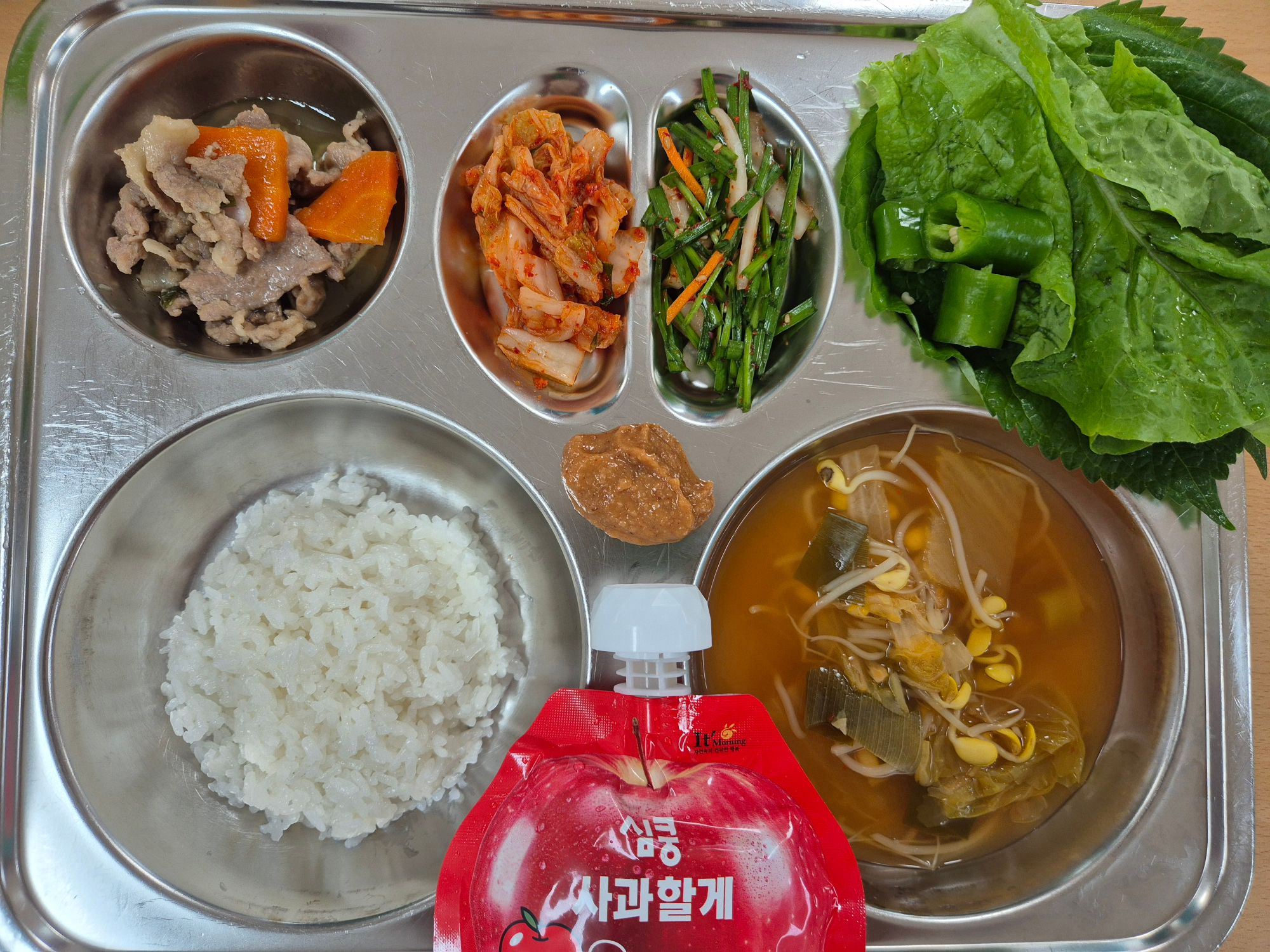 중식 식단 이미지