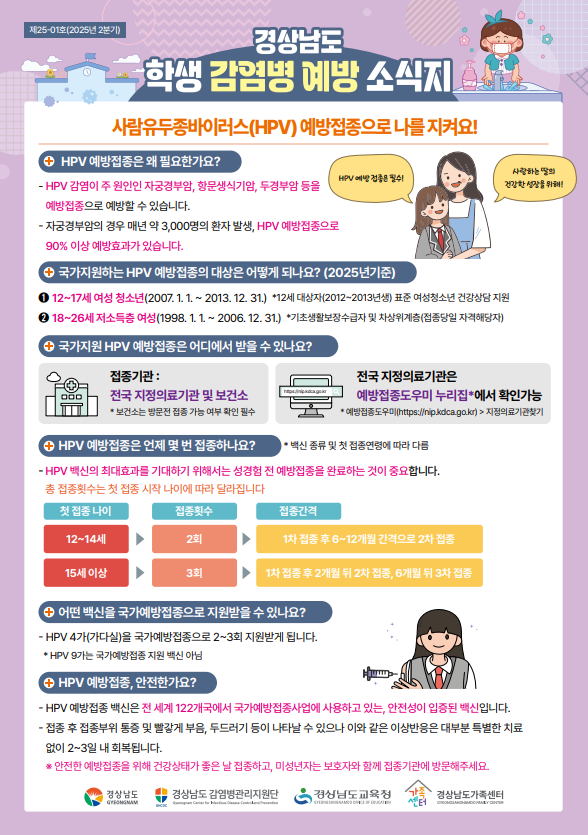 감염병 예방 소식지1