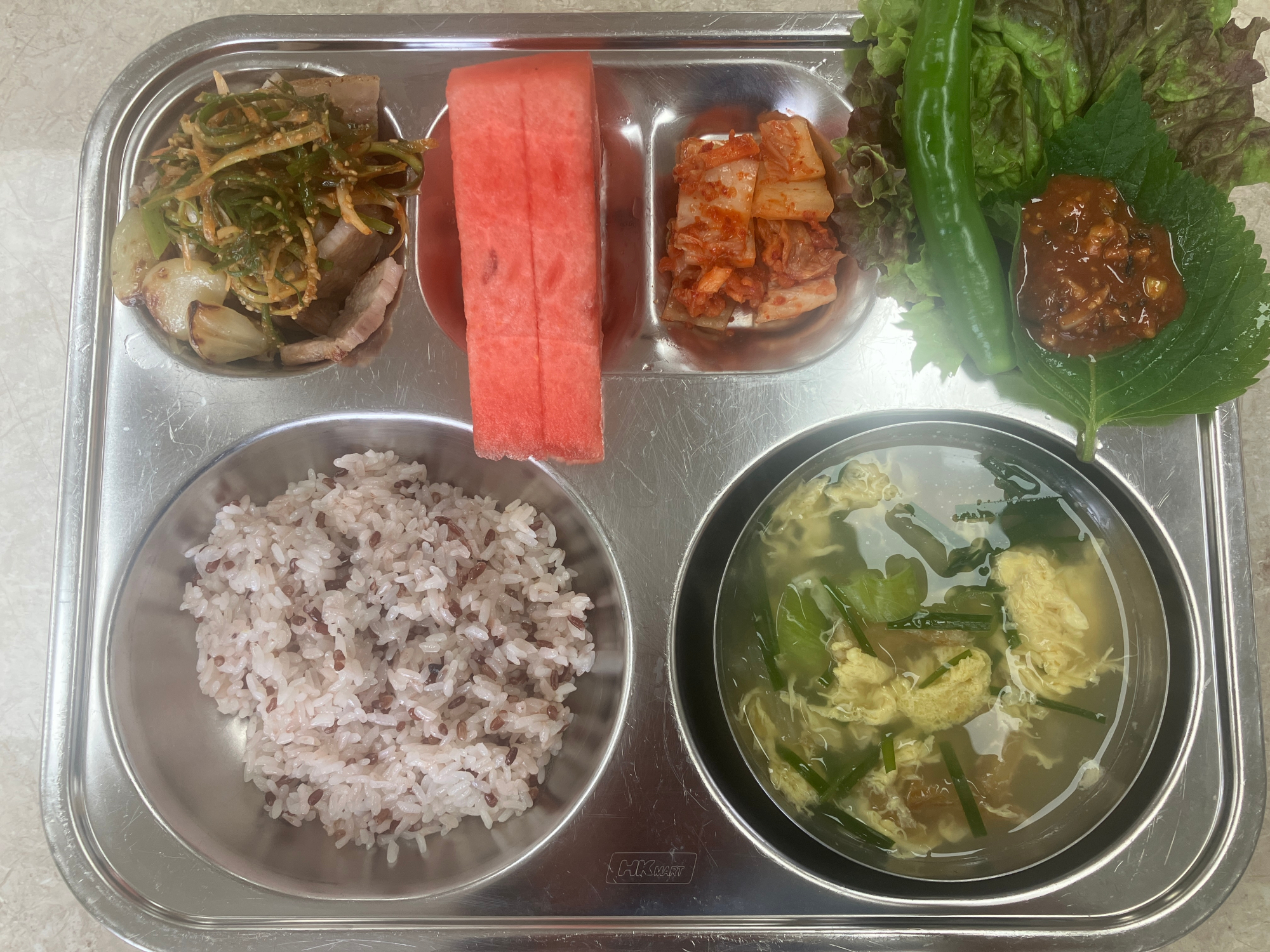 중식 식단 이미지