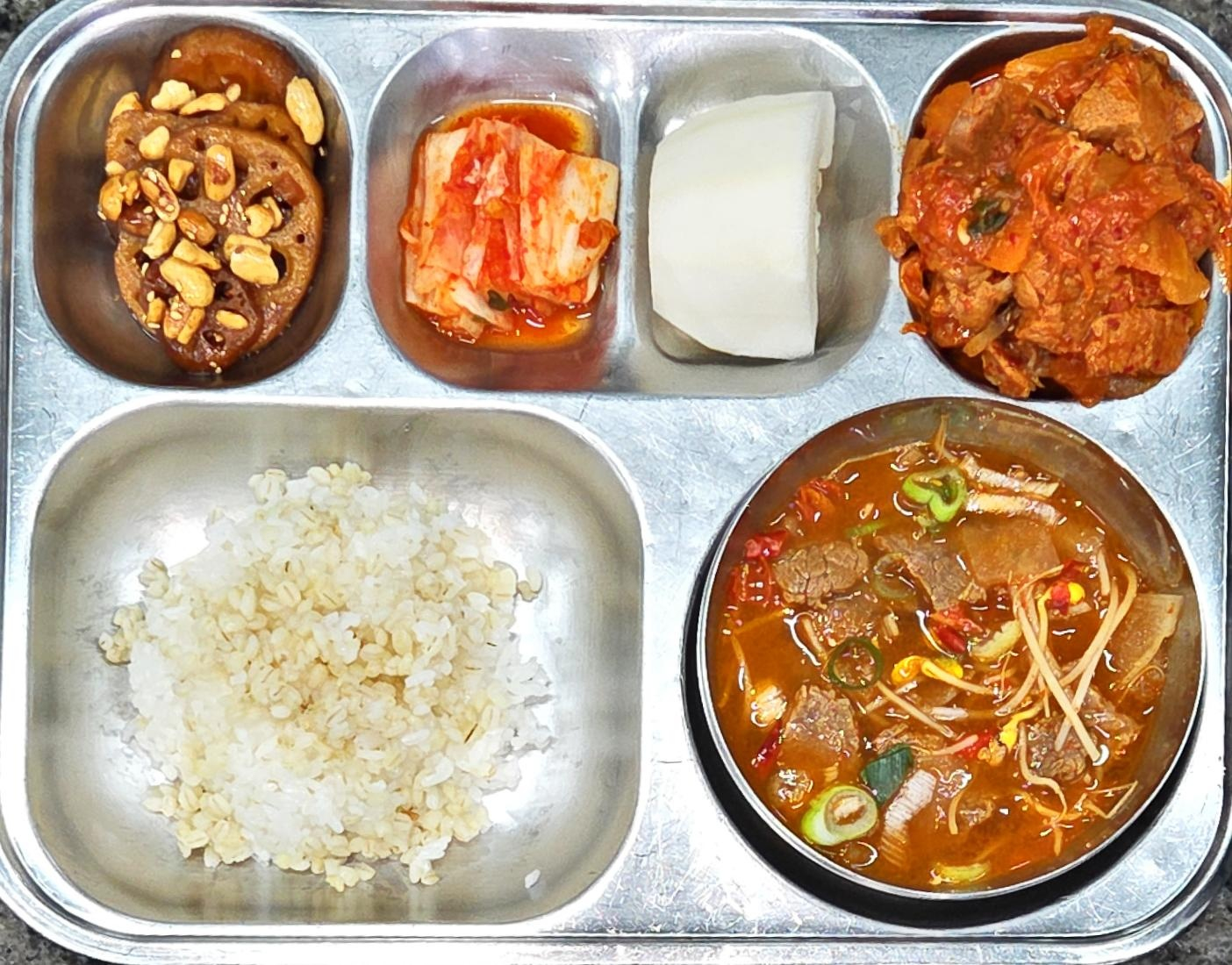 중식 식단 이미지
