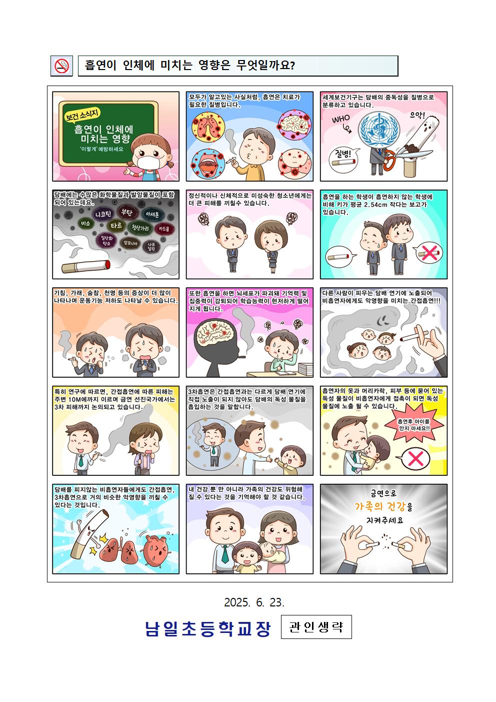 2025. 가정과 함께 하는 흡연예방 안내문002