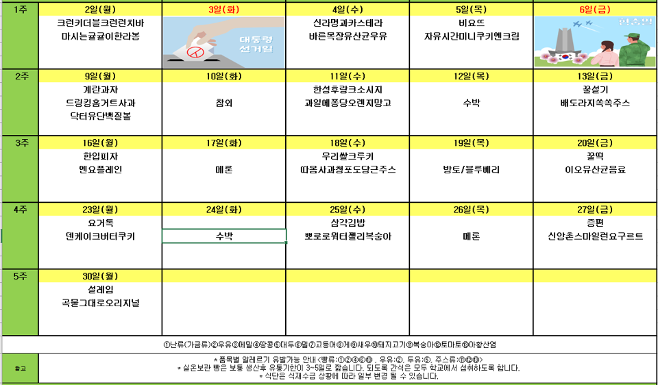 6월간식