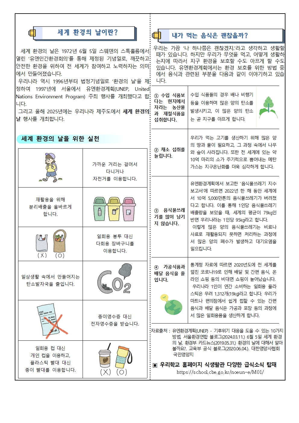 노은초등학교_6월 식생활소식지(노은중)002
