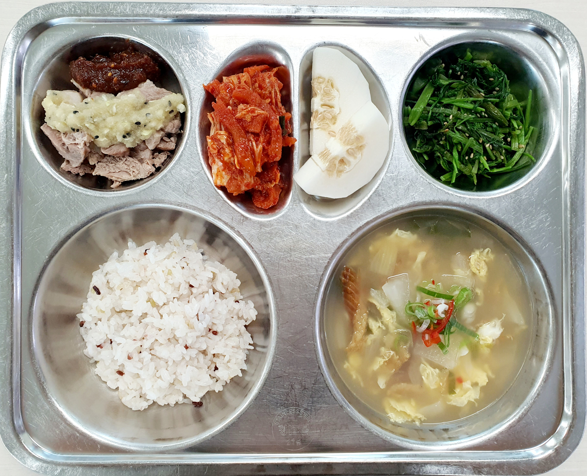중식 식단 이미지