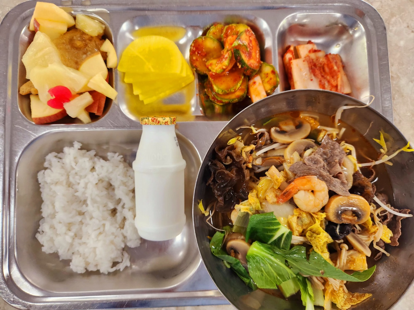 중식 식단 이미지