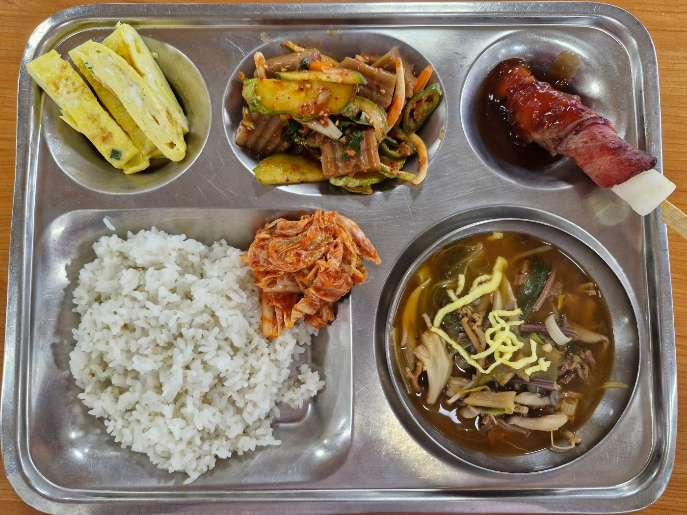 석식 식단 이미지