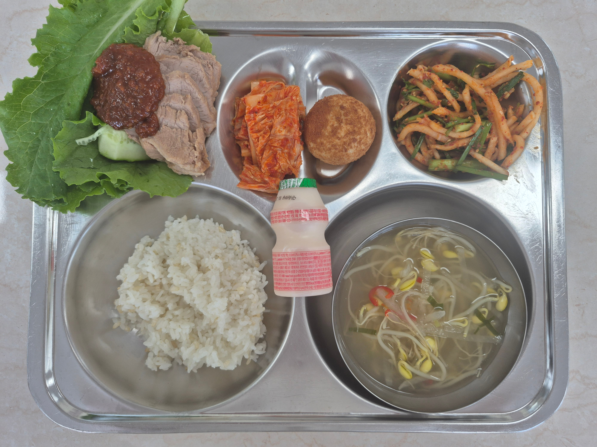 중식 식단 이미지