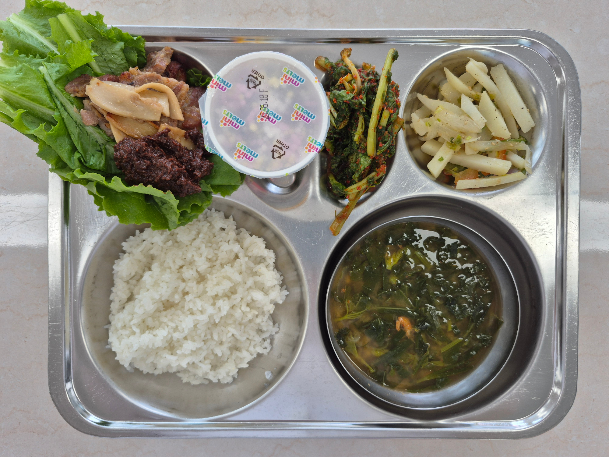 중식 식단 이미지