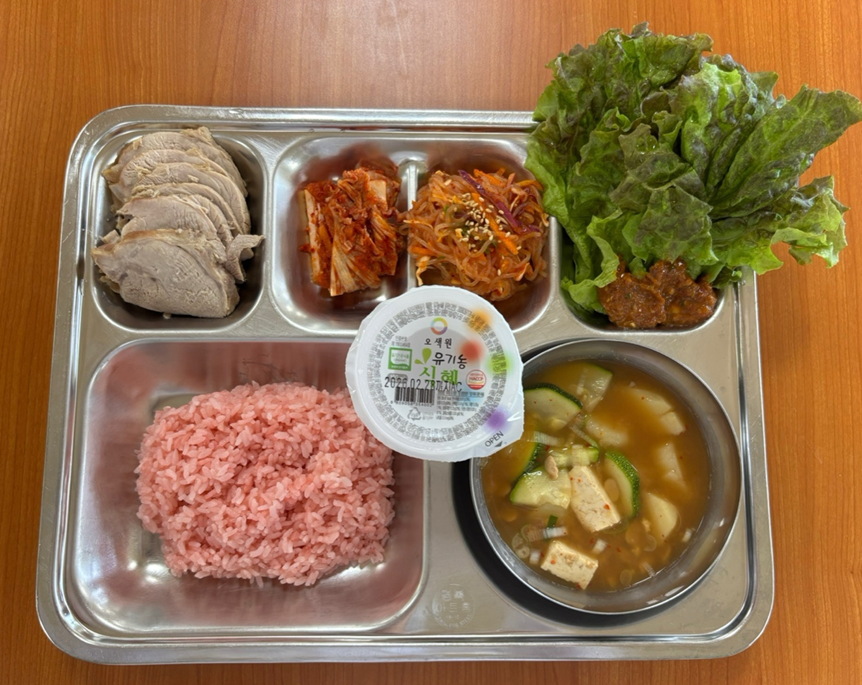 중식 식단 이미지