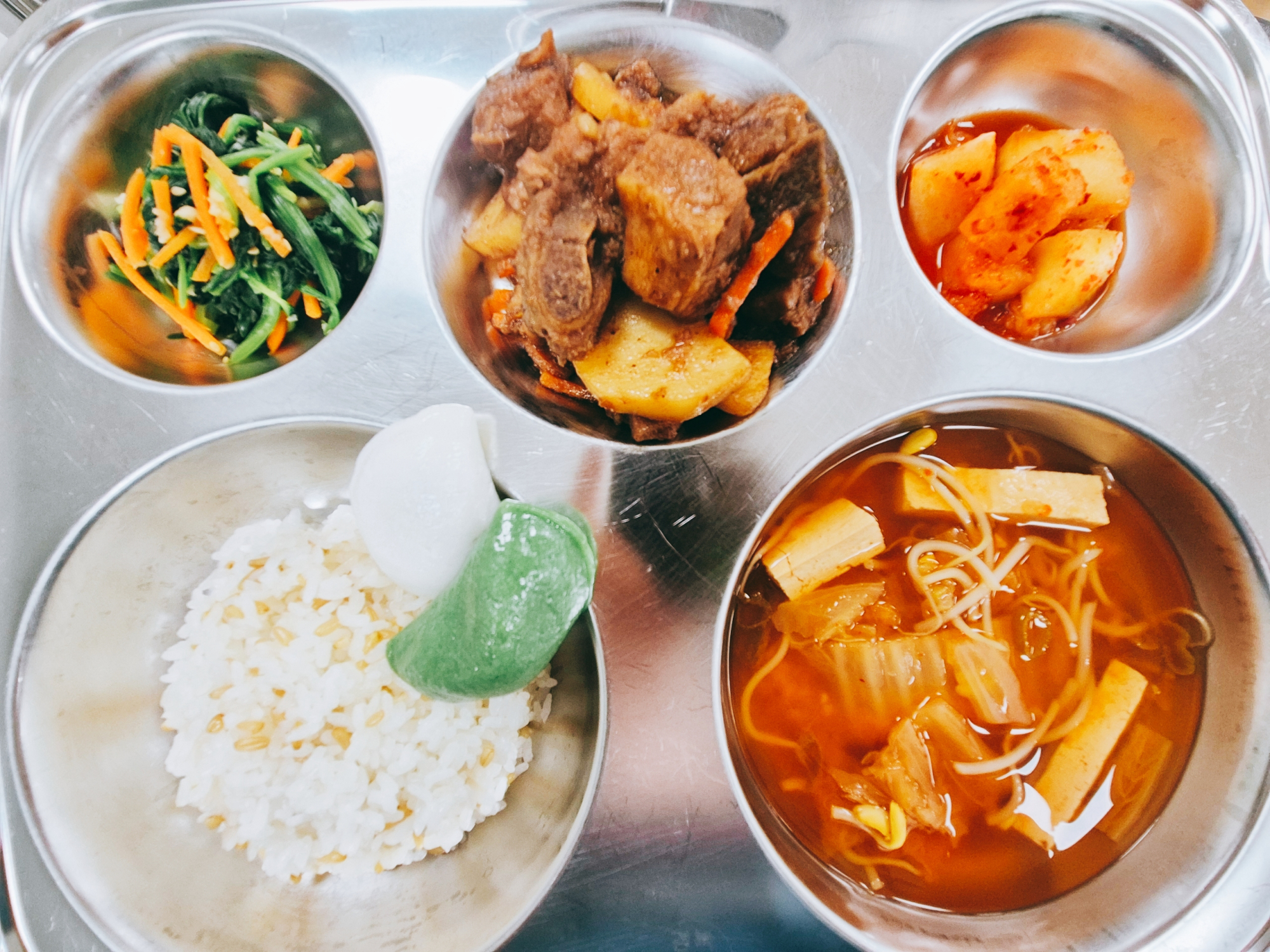 중식 식단 이미지