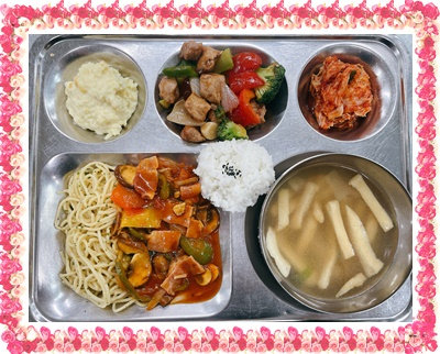 중식 식단 이미지