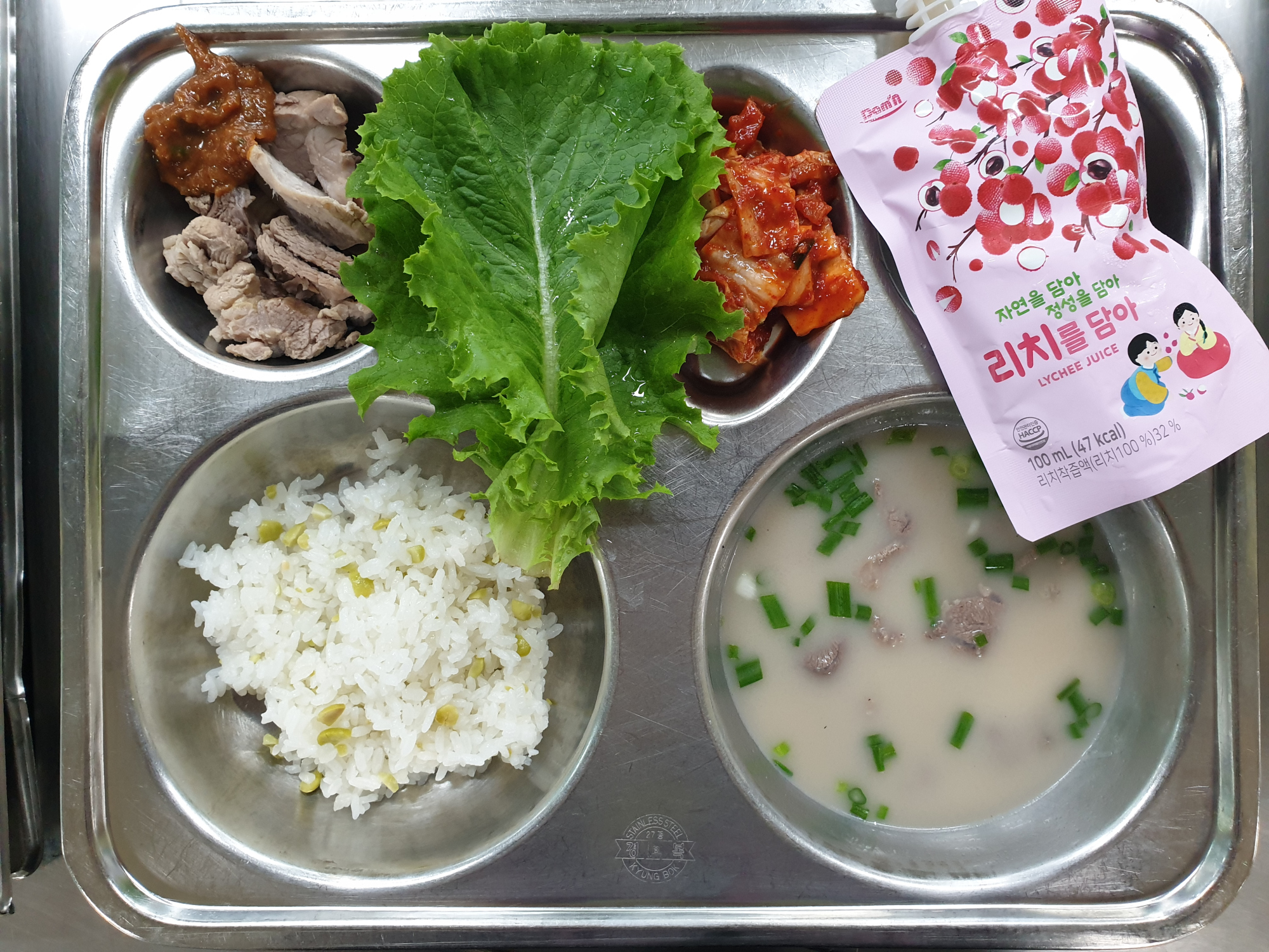 중식 식단 이미지
