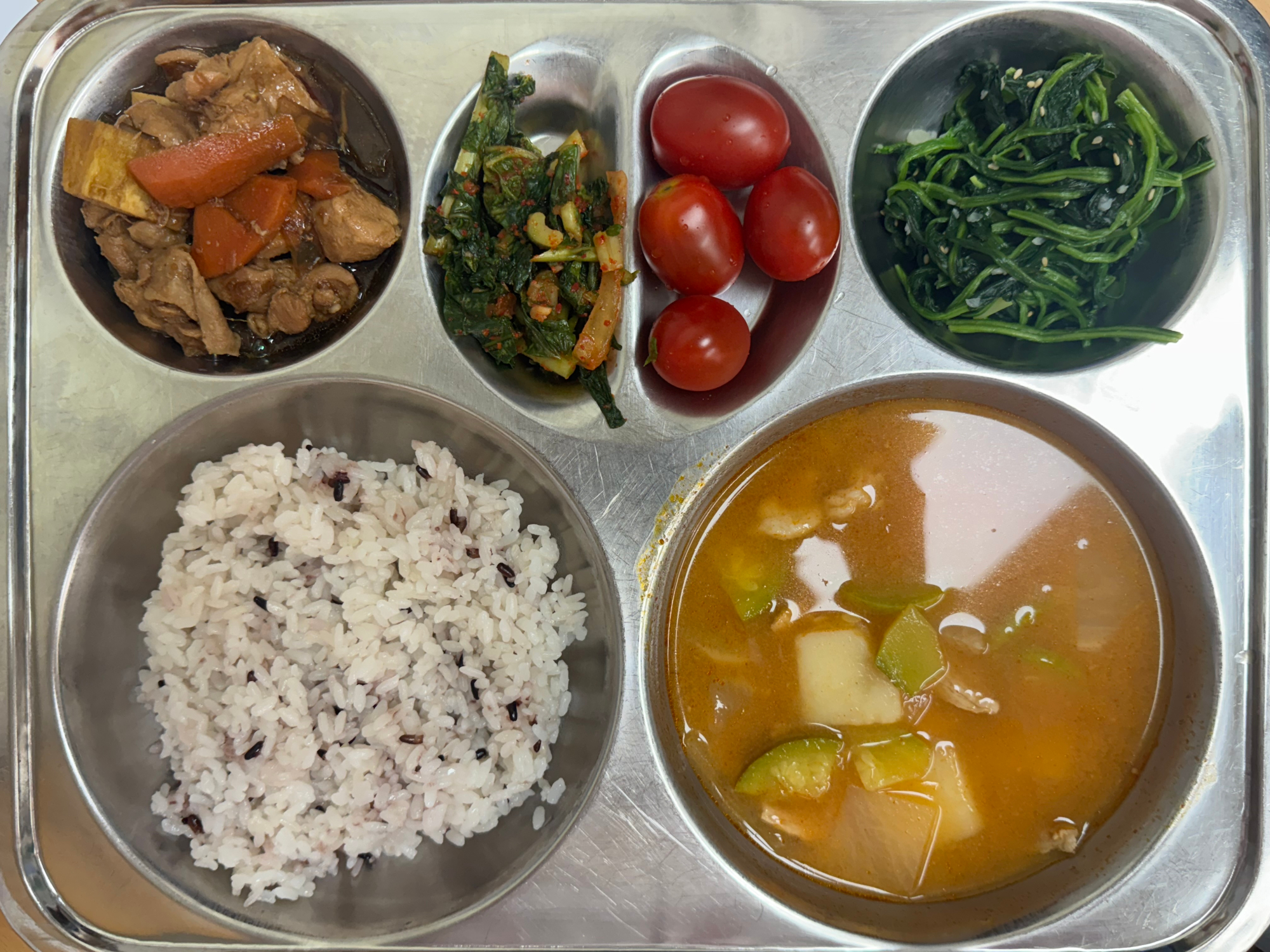 중식 식단 이미지