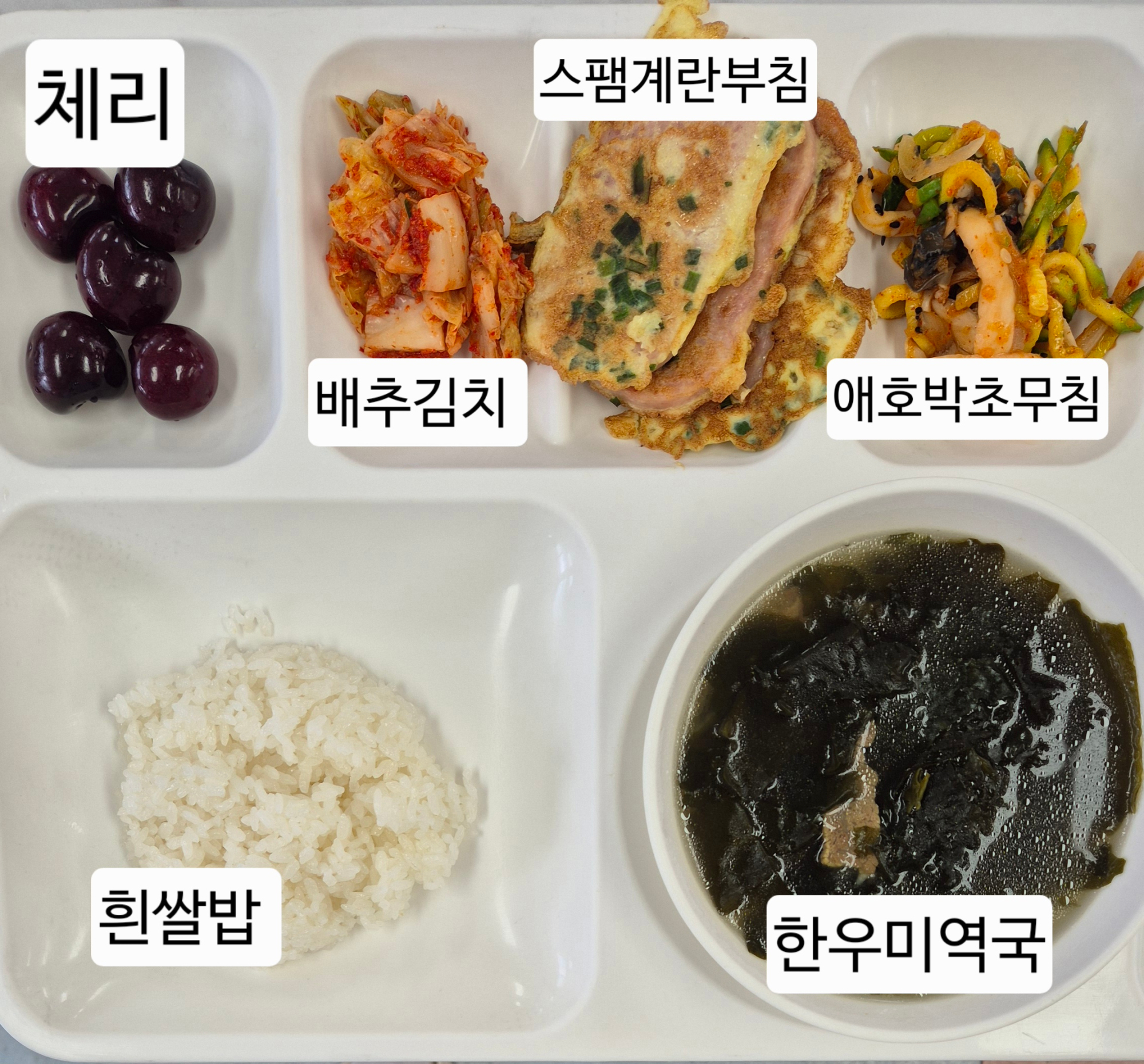 중식 식단 이미지