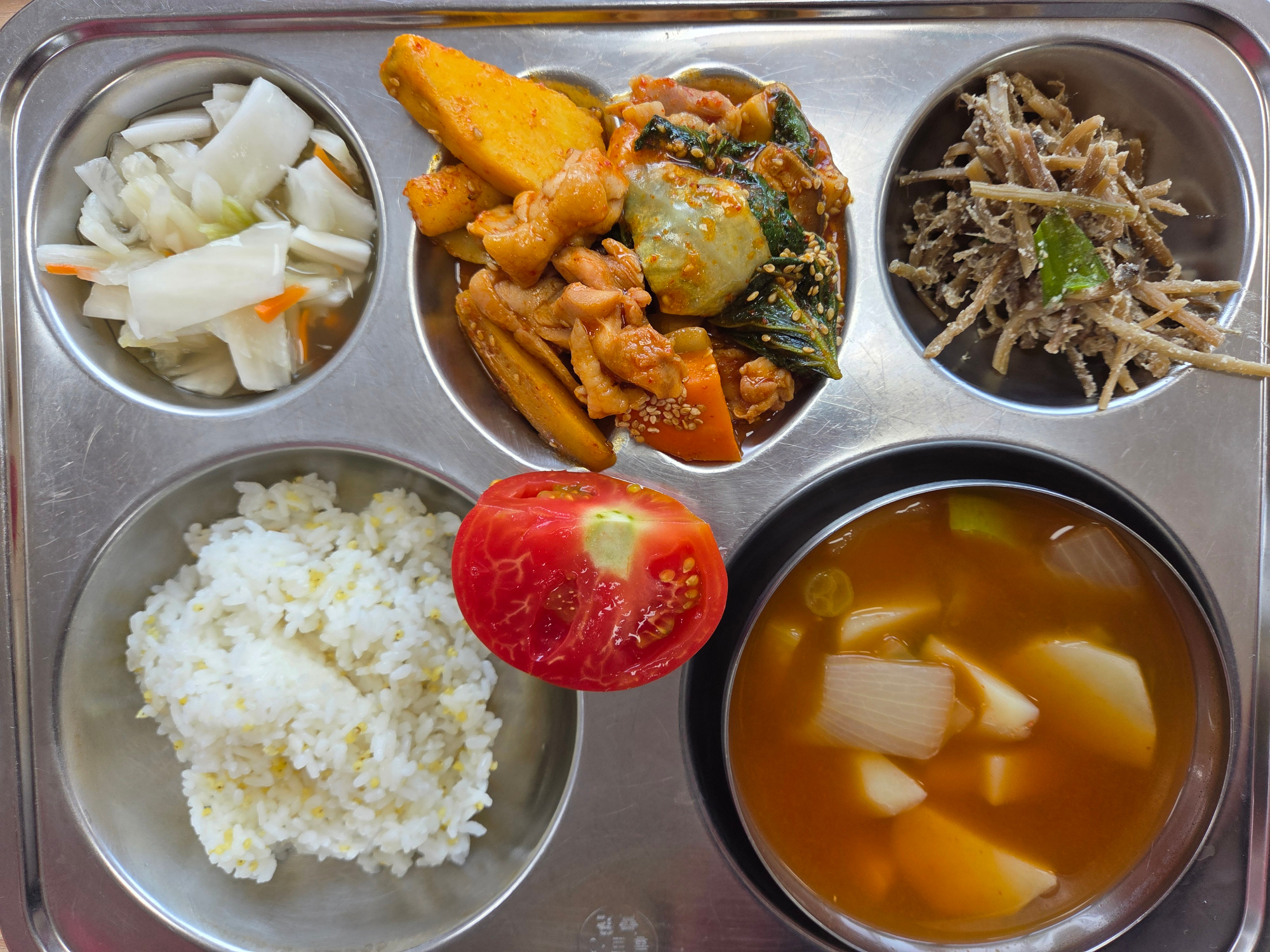 중식 식단 이미지
