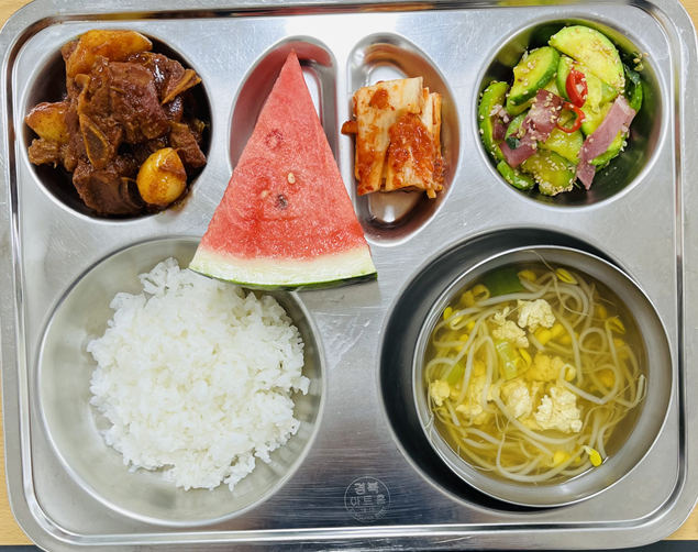 중식 식단 이미지
