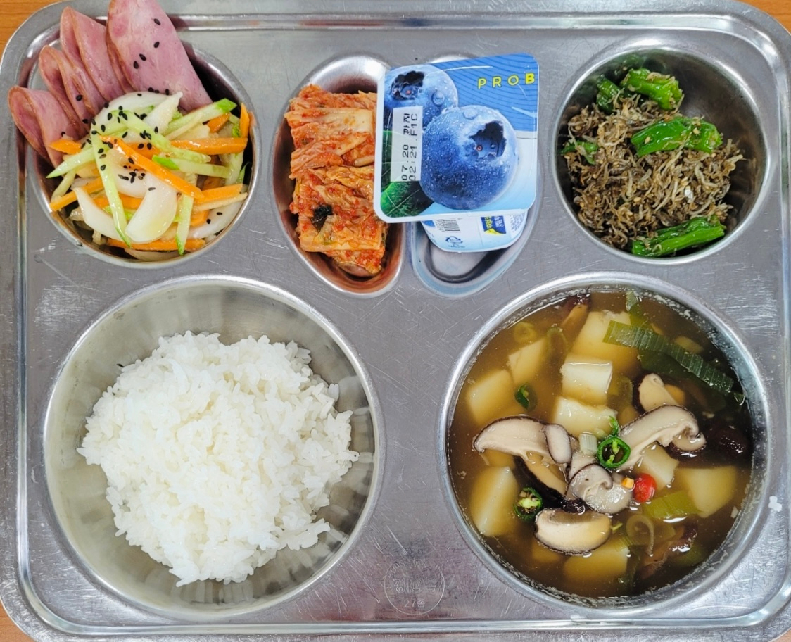조식 식단 이미지