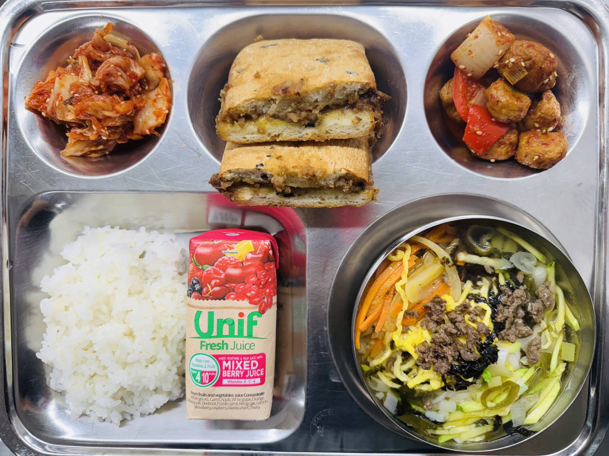 조식 식단 이미지