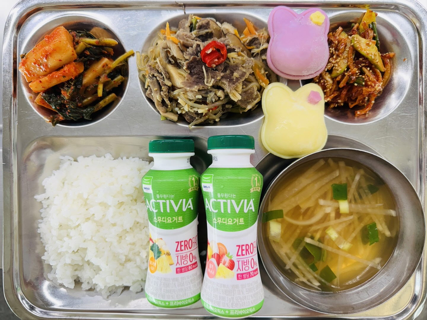 조식 식단 이미지