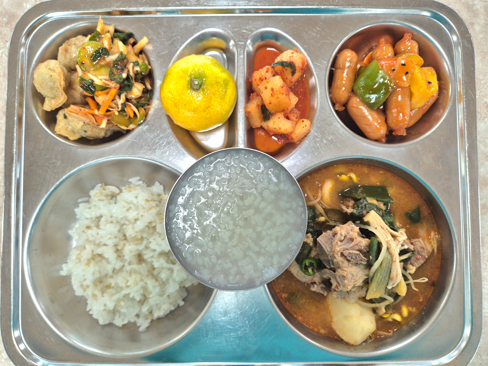 중식 식단 이미지