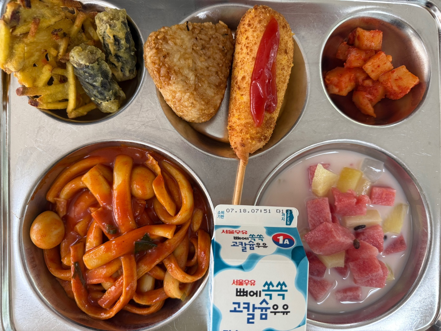 중식 식단 이미지