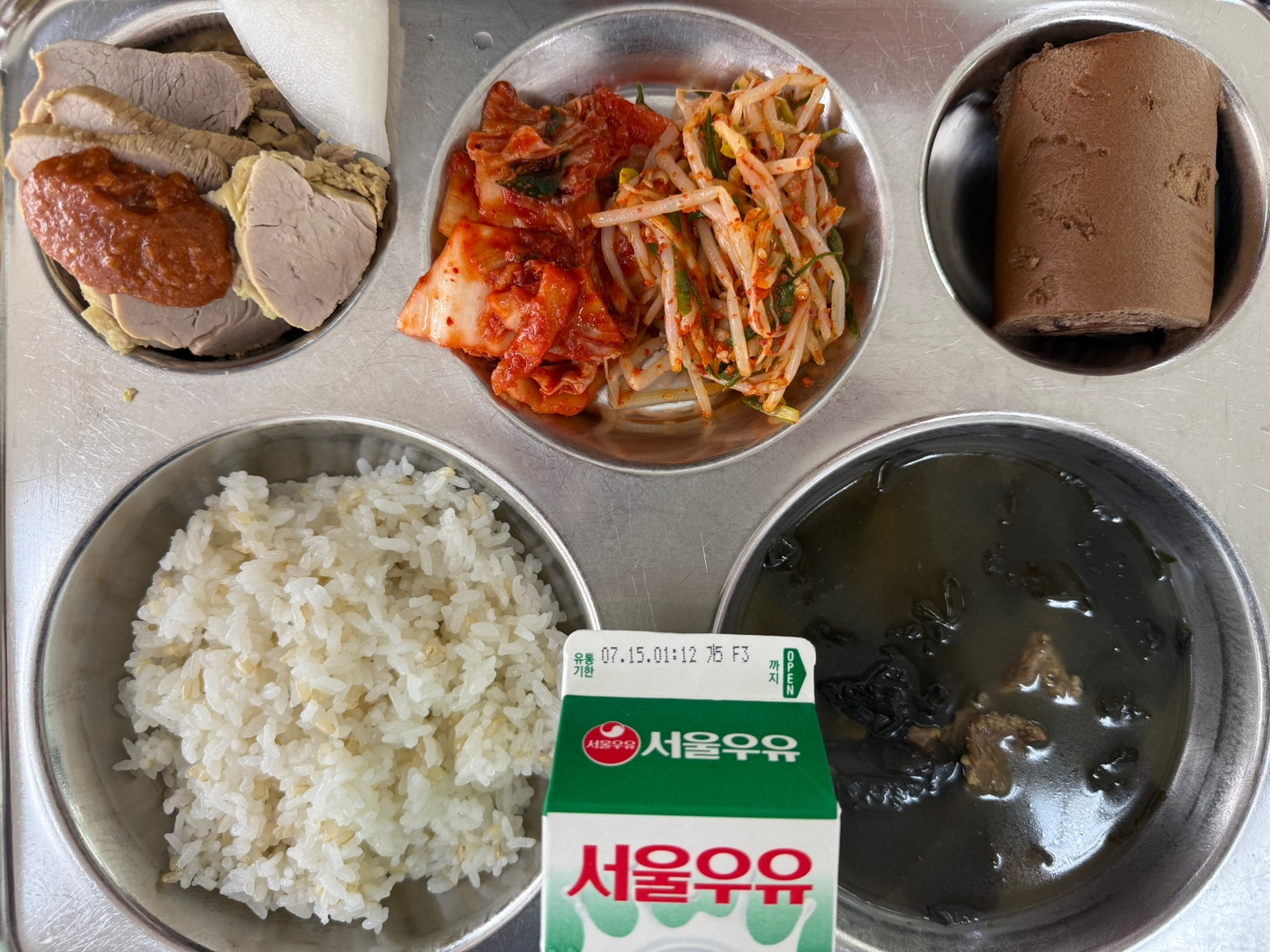 중식 식단 이미지