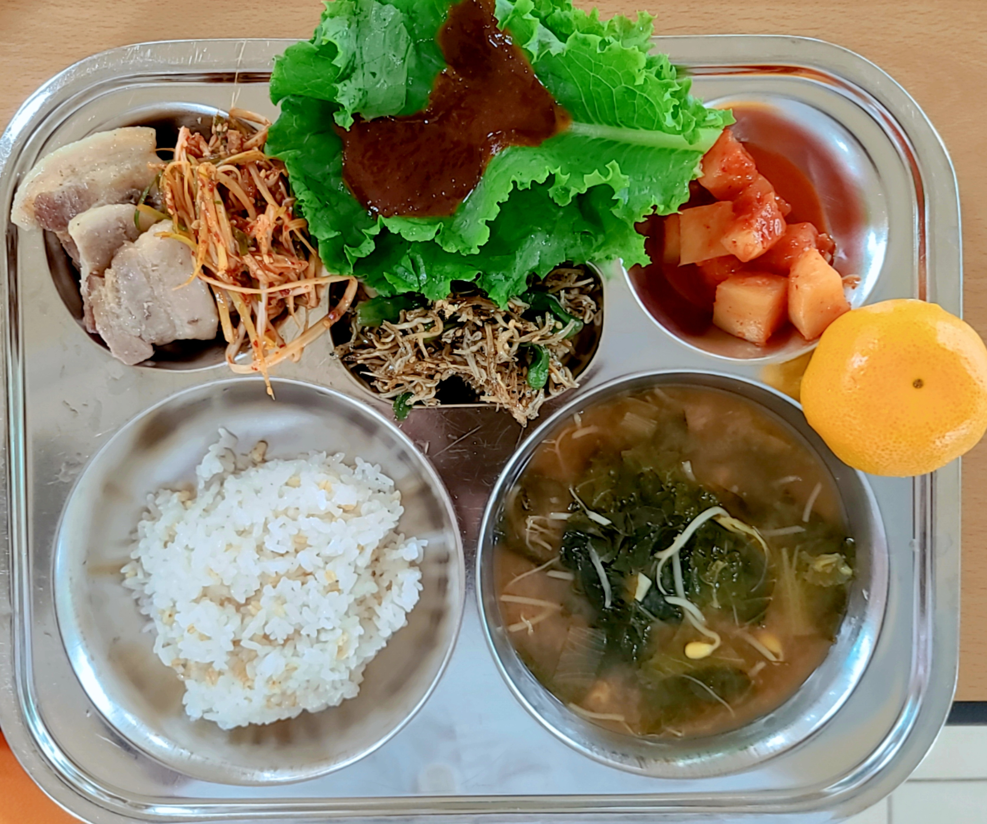 중식 식단 이미지