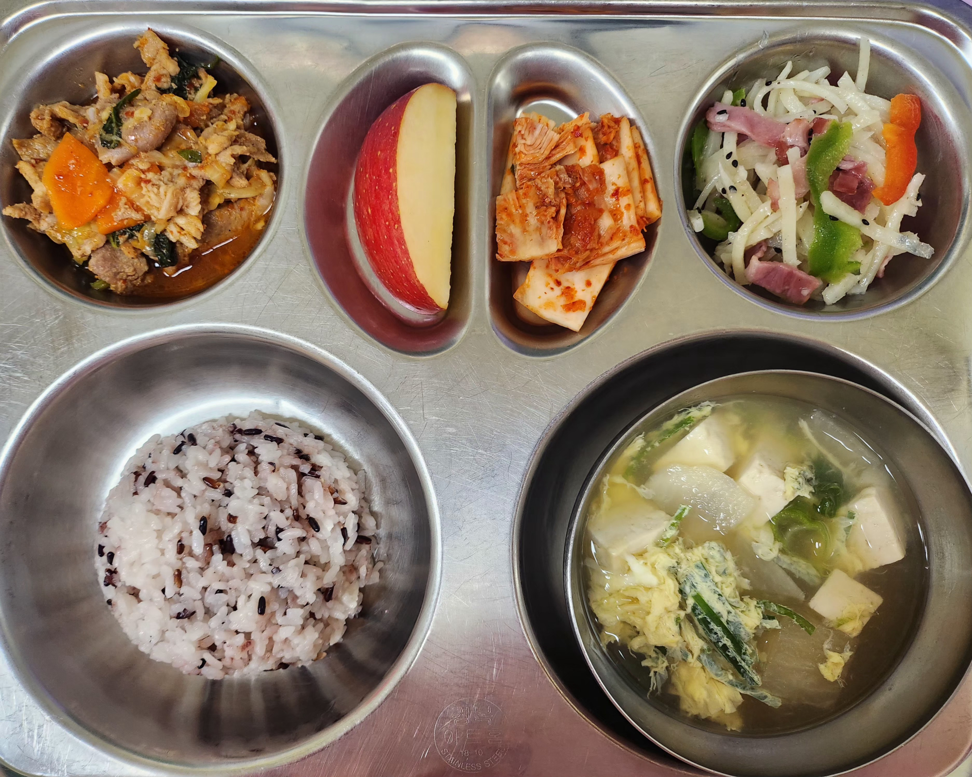 중식 식단 이미지