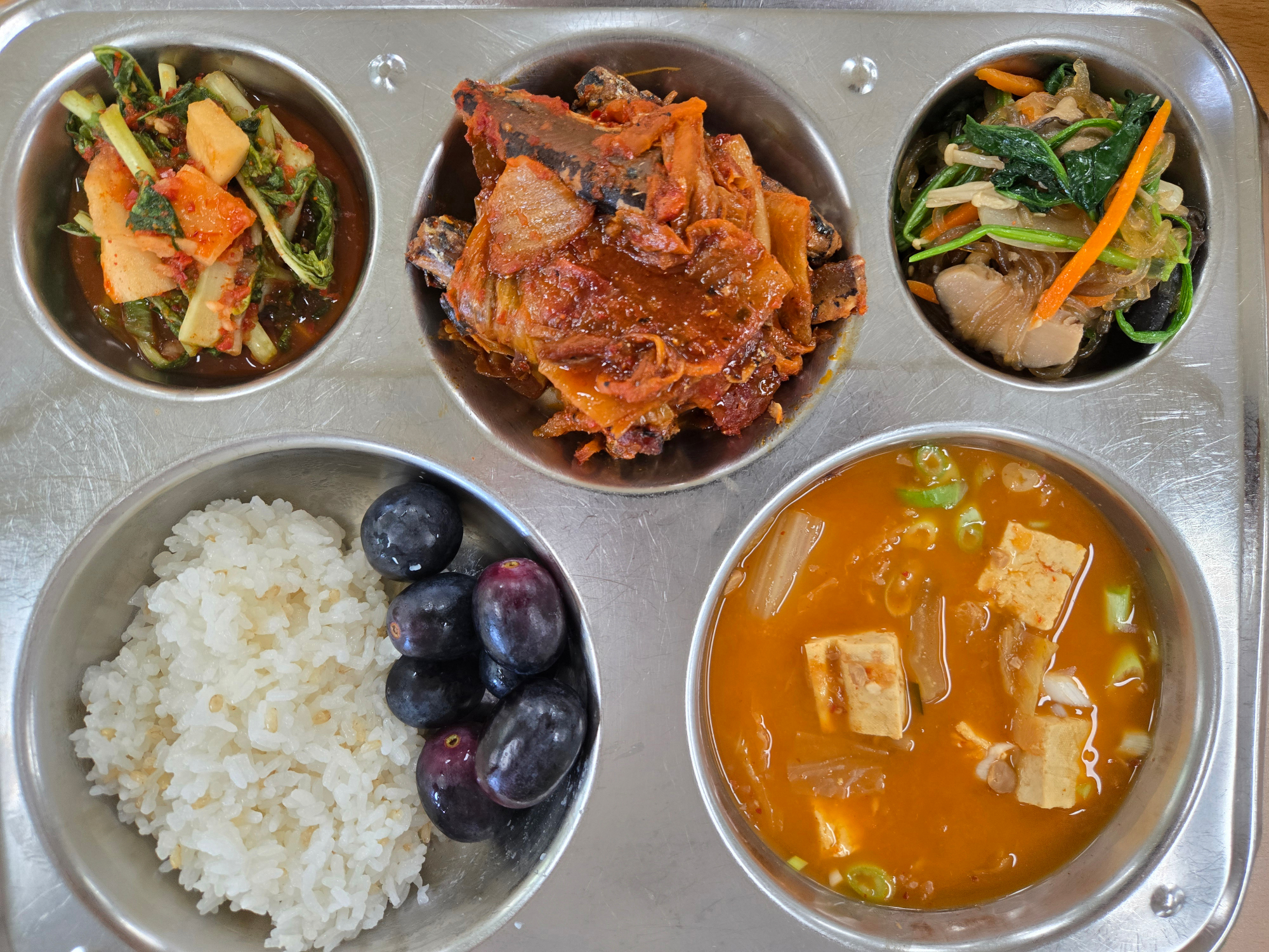 중식 식단 이미지