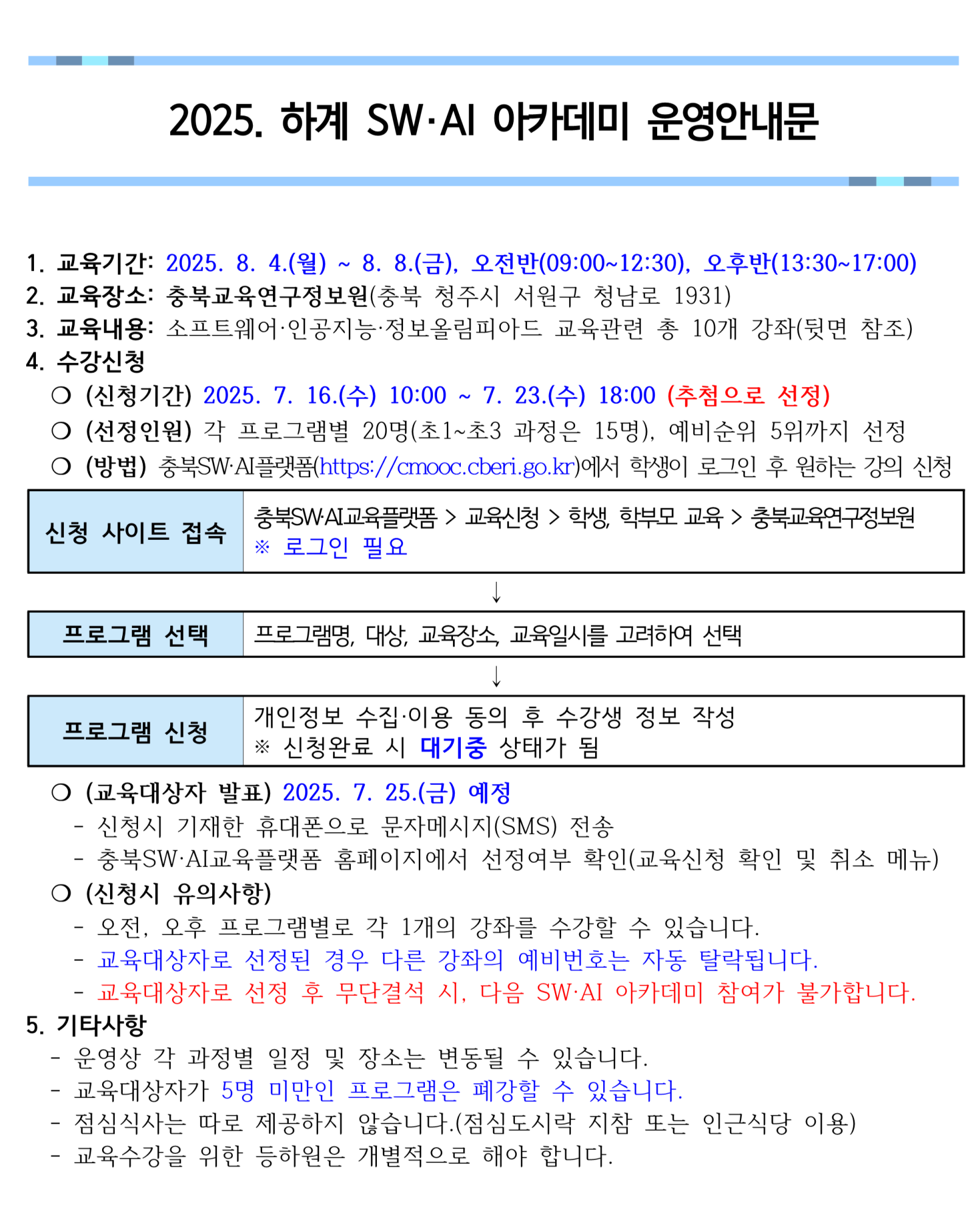 [붙임3]2025. 하계 SW·AI아카데미 운영안내문_1