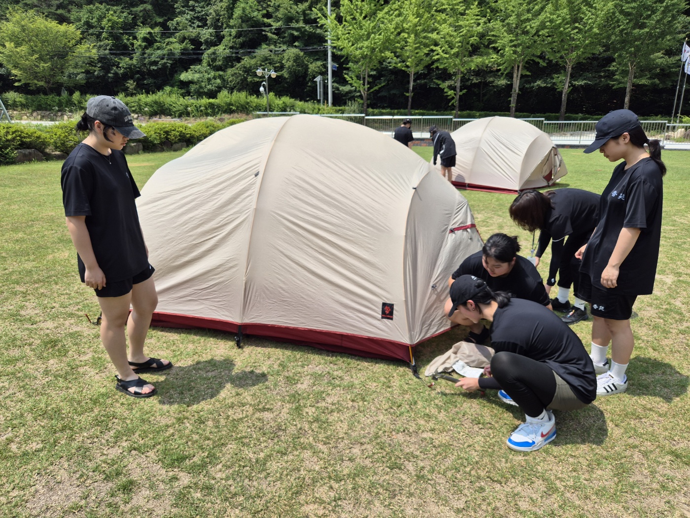 2. 텐트치기