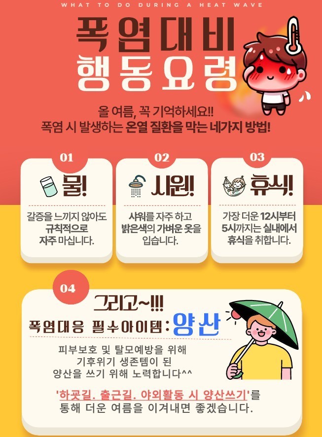 폭염대비행동요령