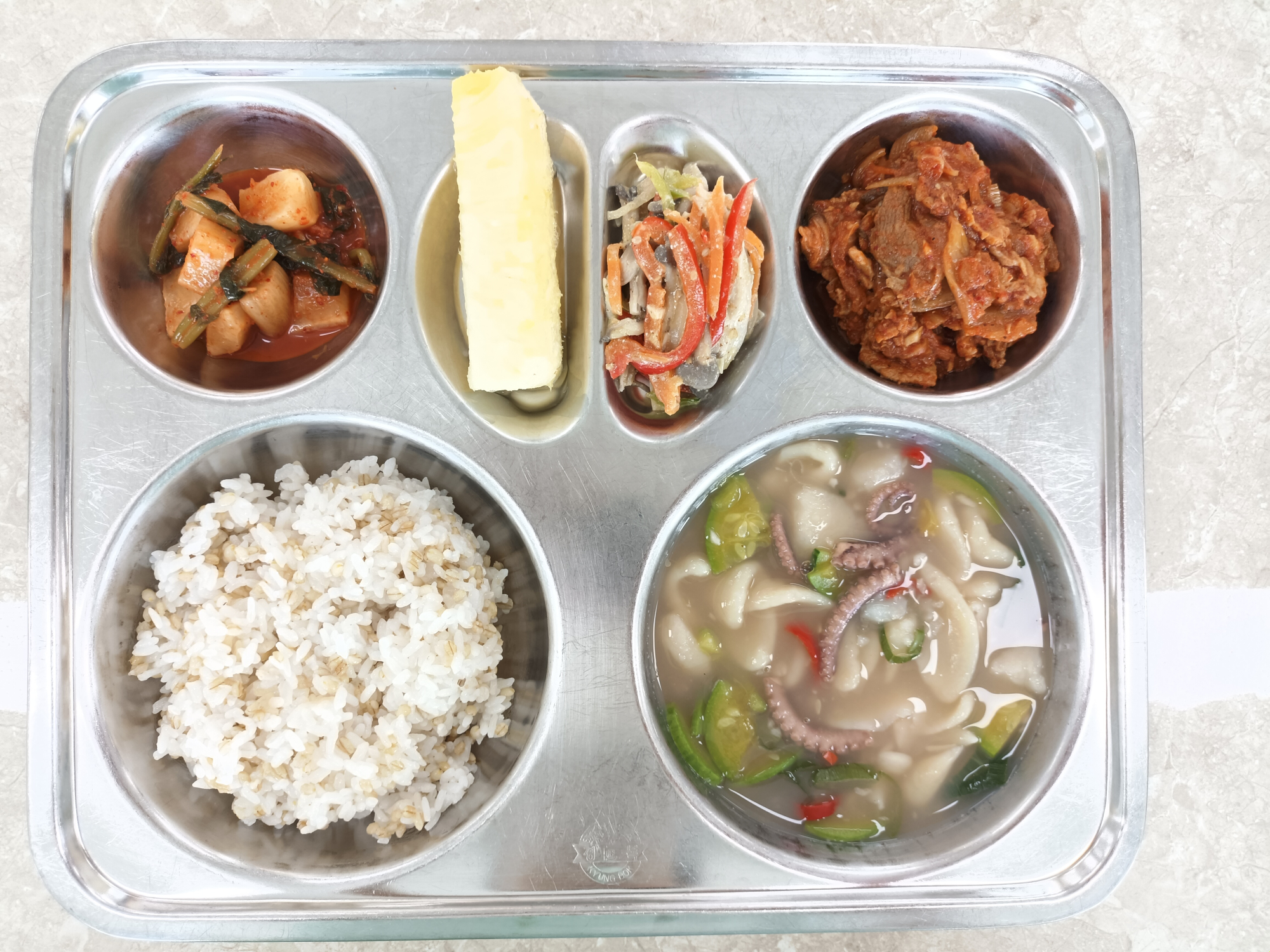 중식 식단 이미지