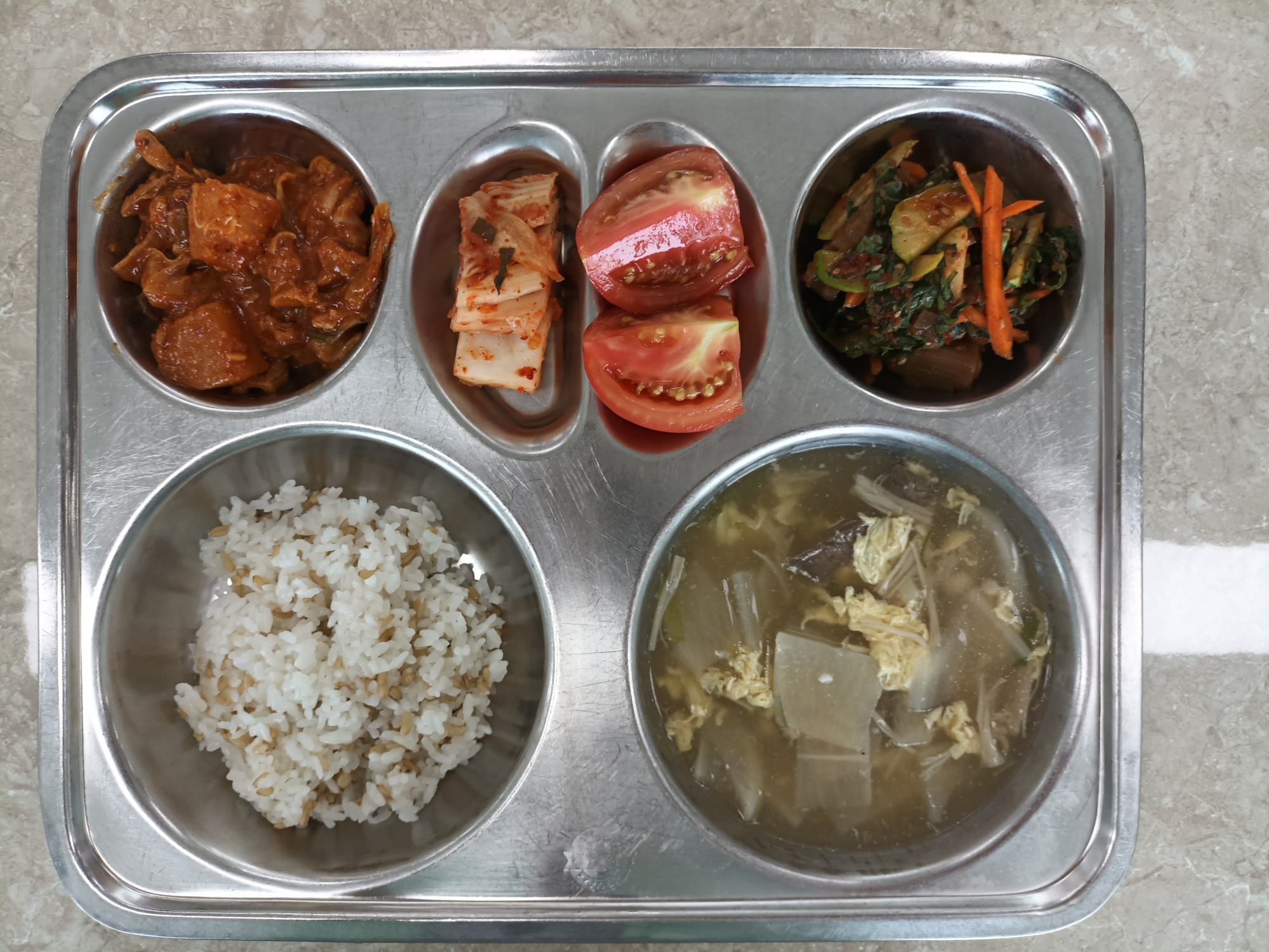 중식 식단 이미지