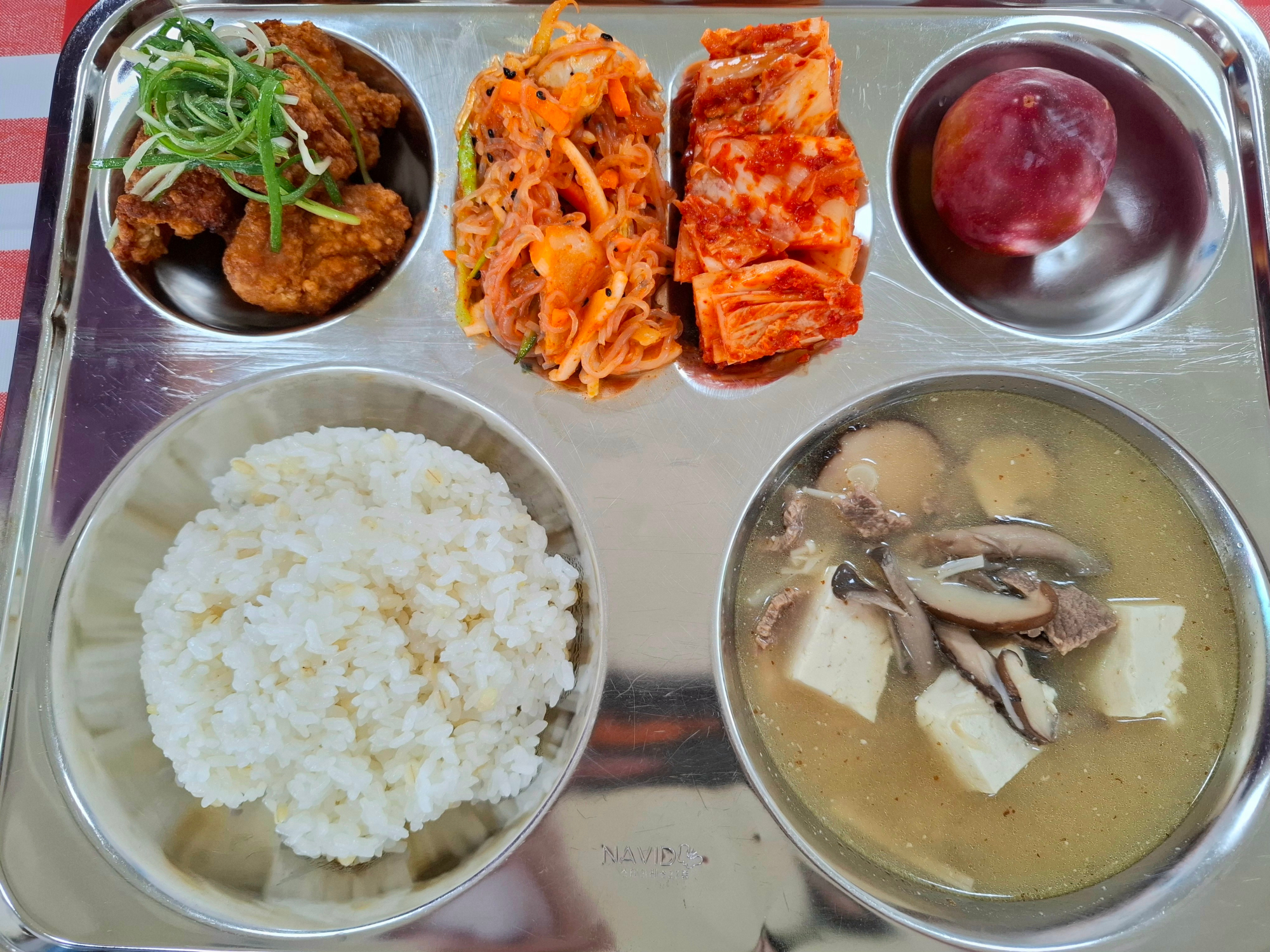 중식 식단 이미지