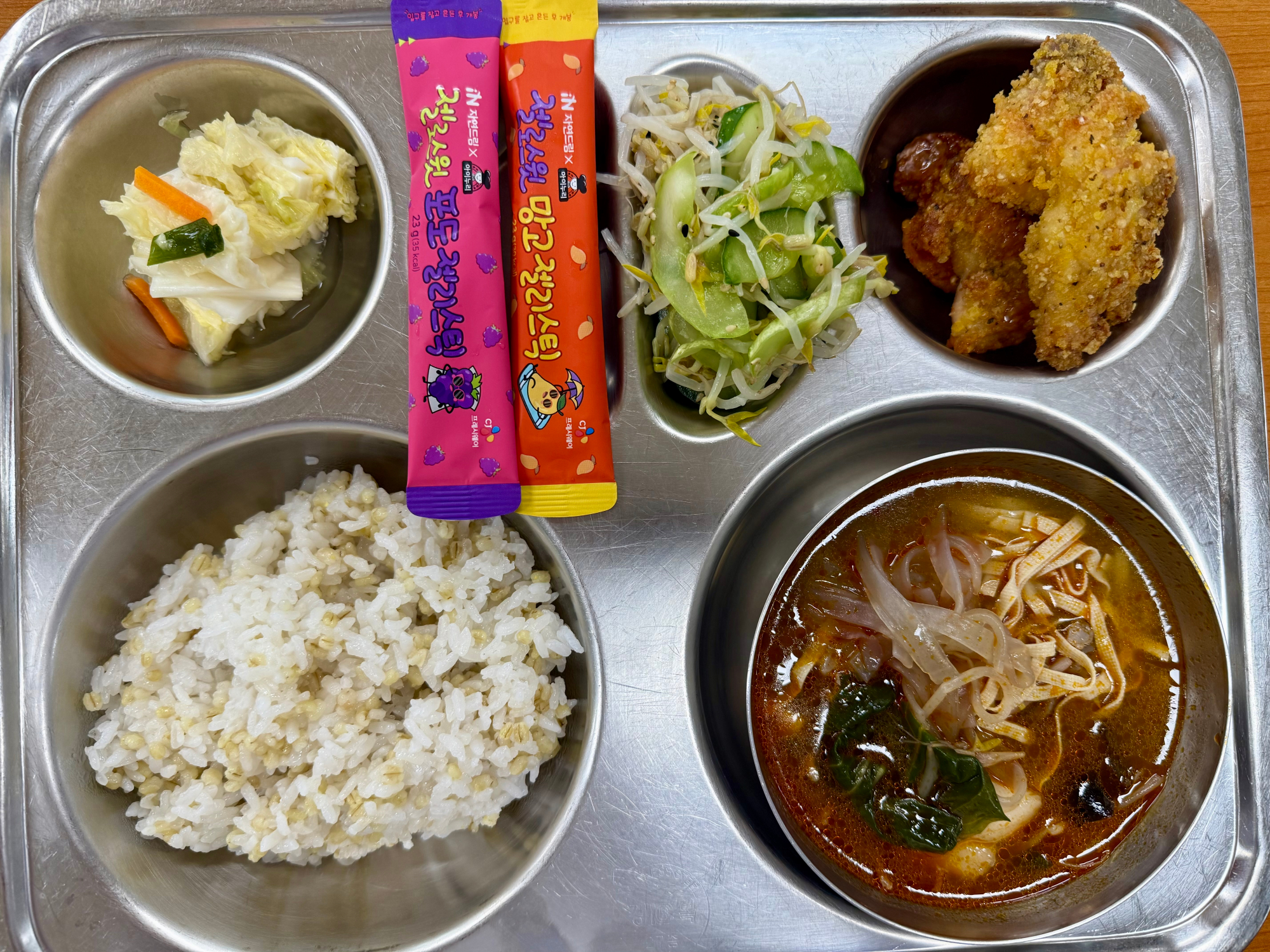 중식 식단 이미지