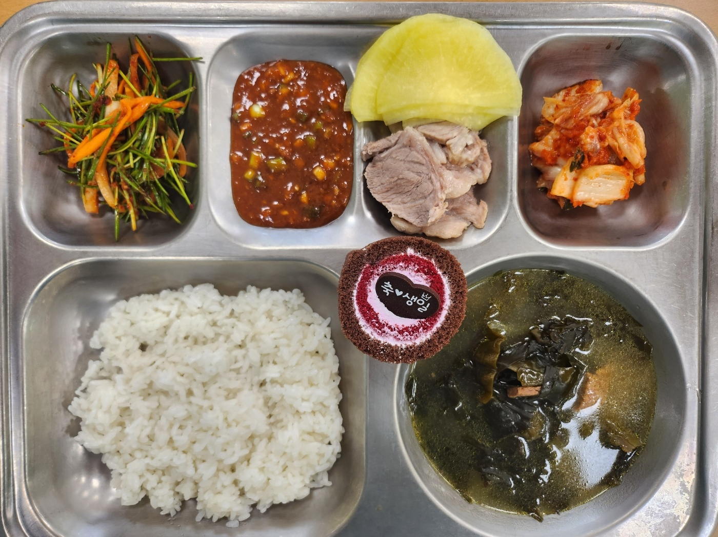 중식 식단 이미지