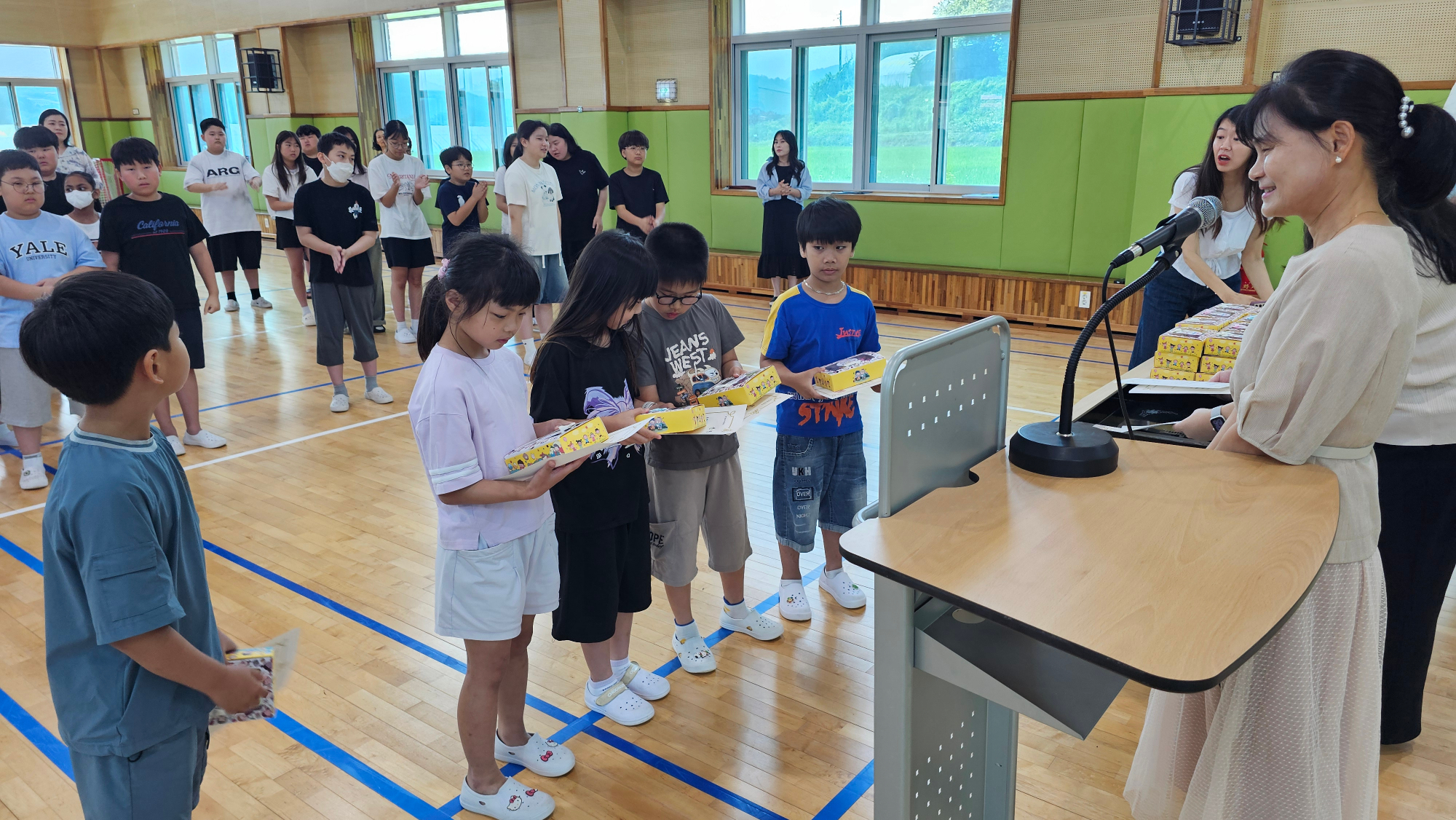 2학년 여름방학 시상