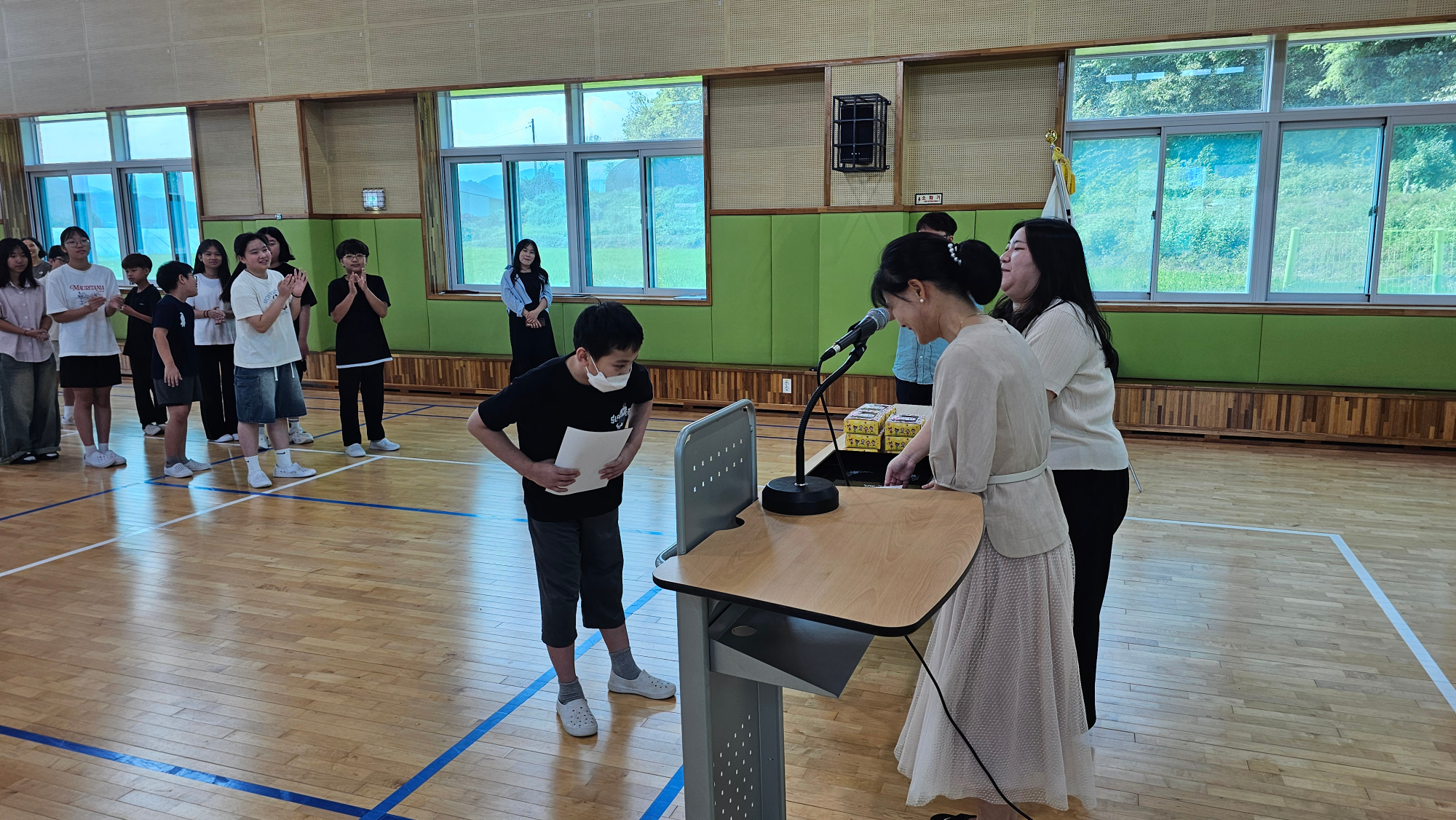 5학년 여름방학 시상