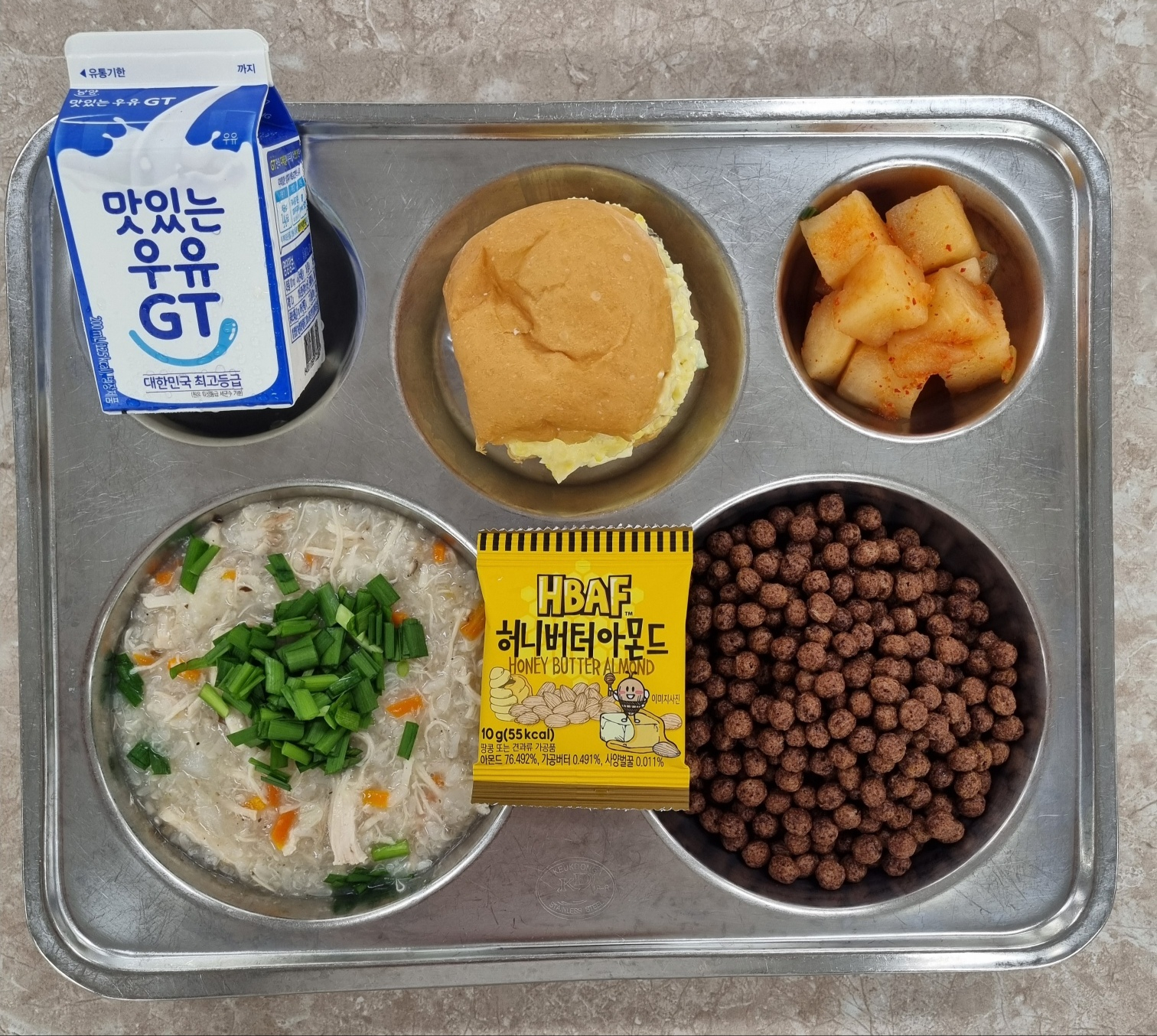 조식 식단 이미지