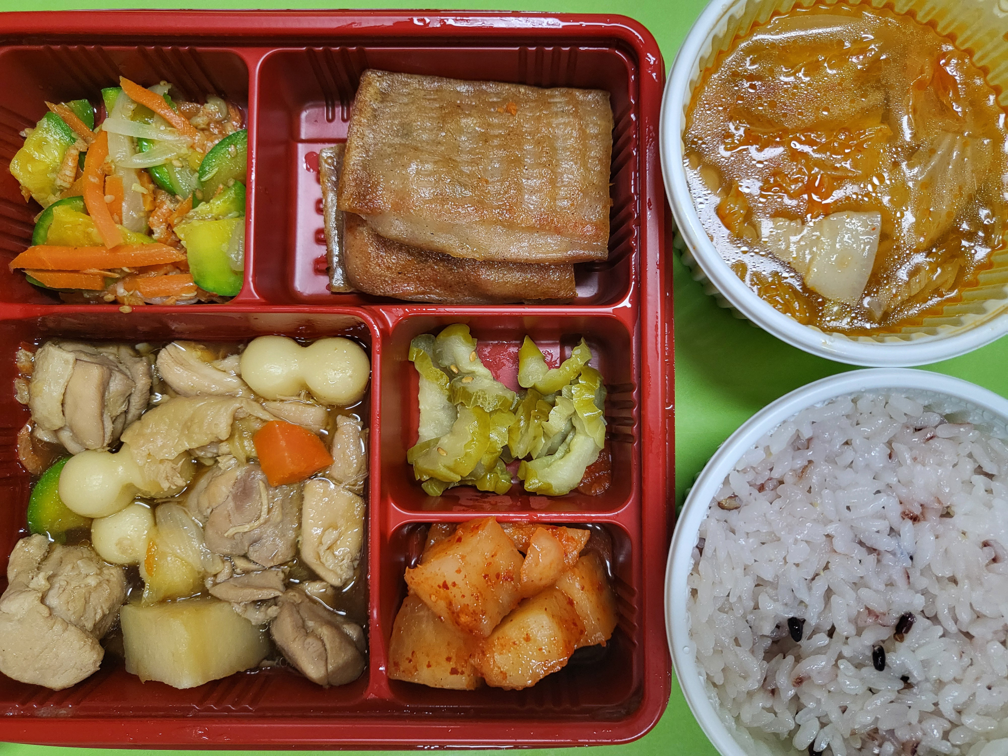 중식 식단 이미지