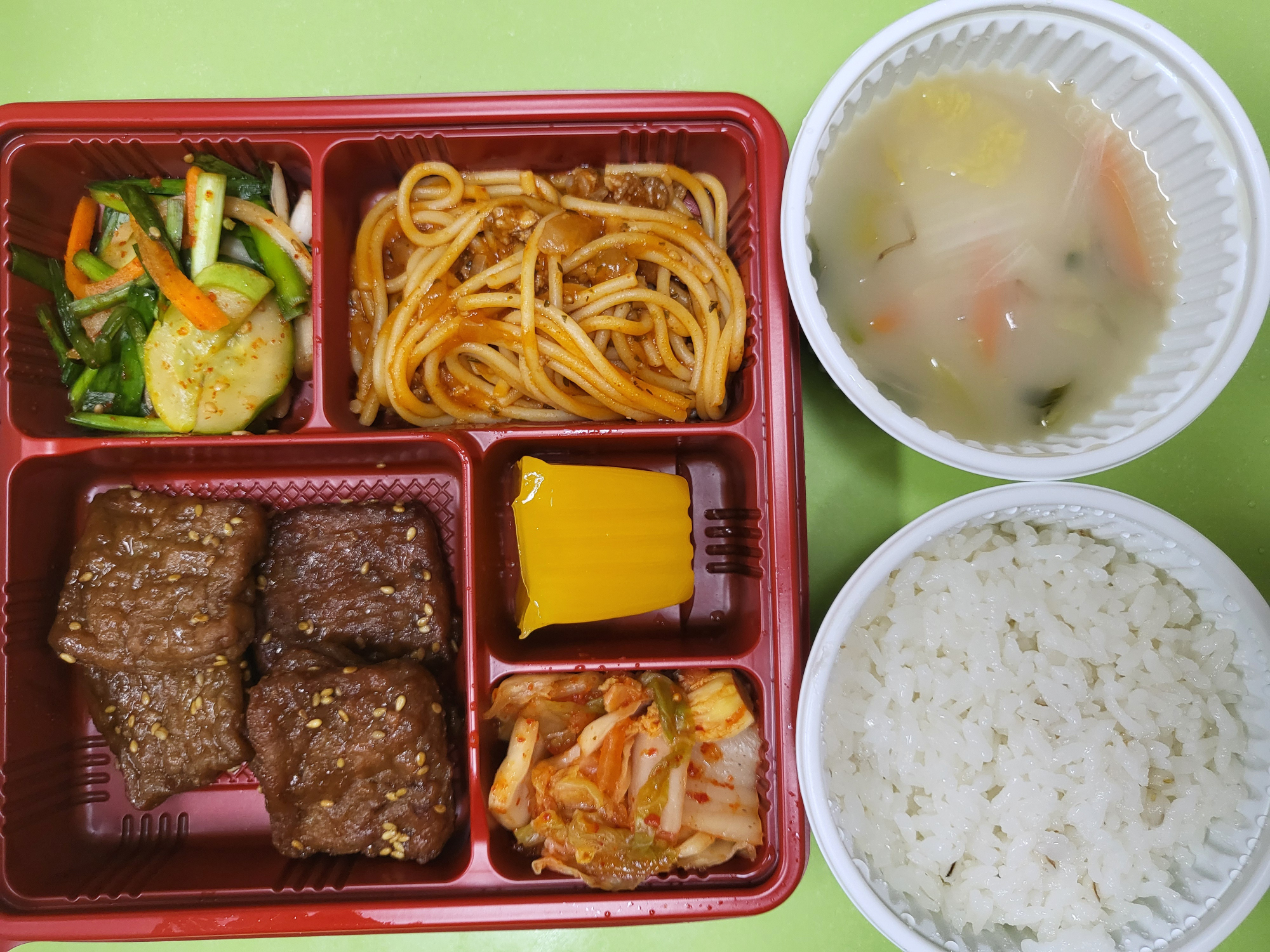 중식 식단 이미지