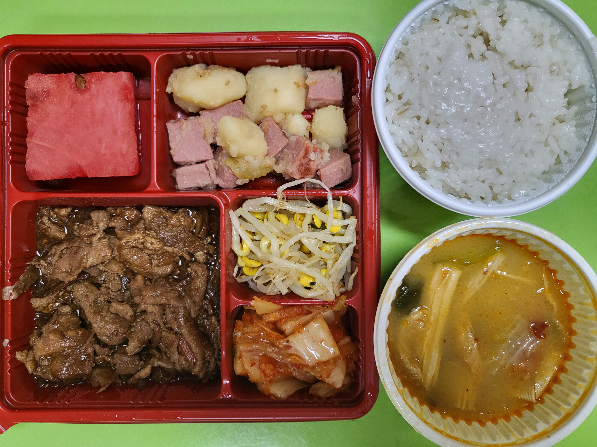 중식 식단 이미지