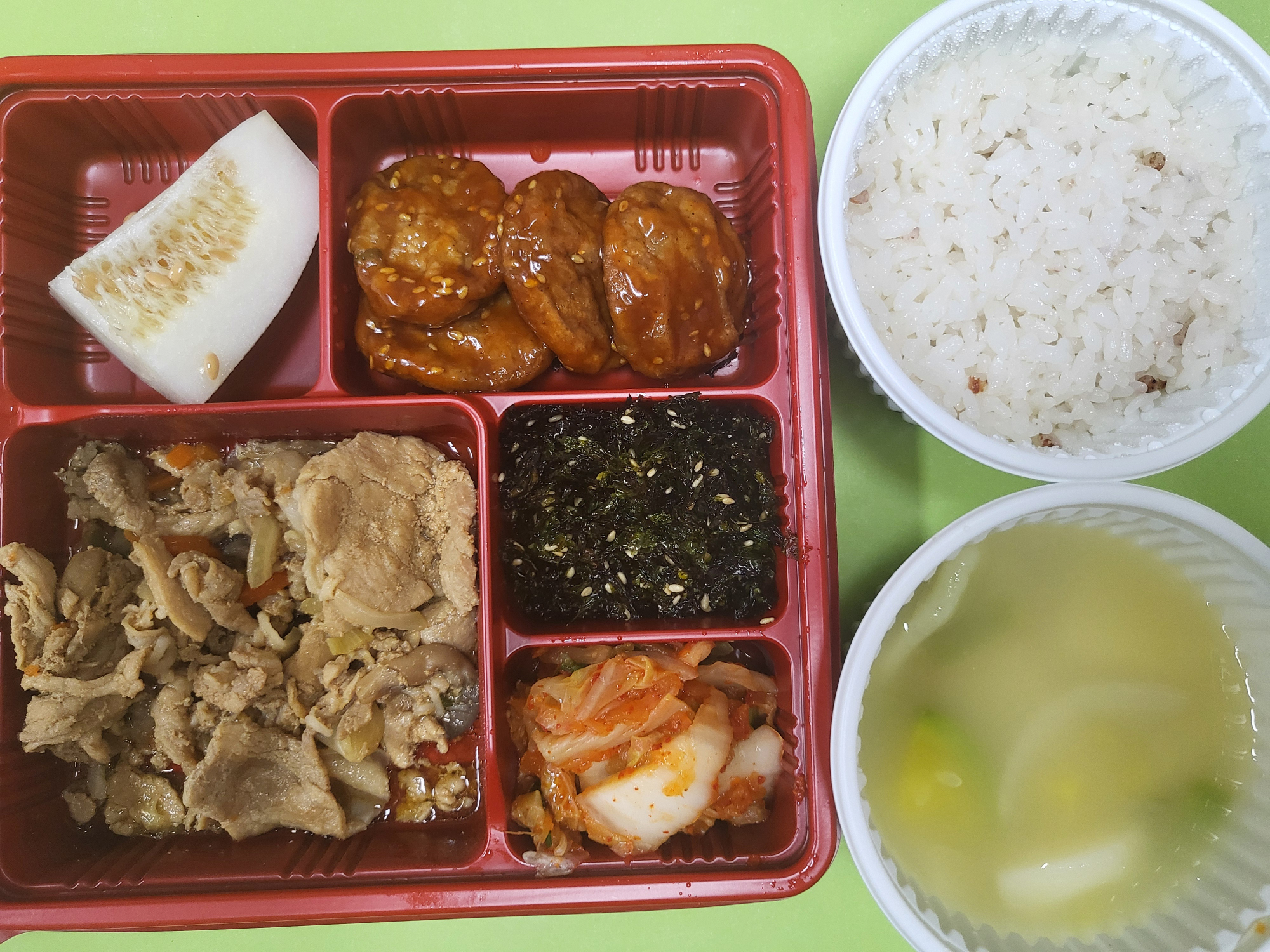 중식 식단 이미지