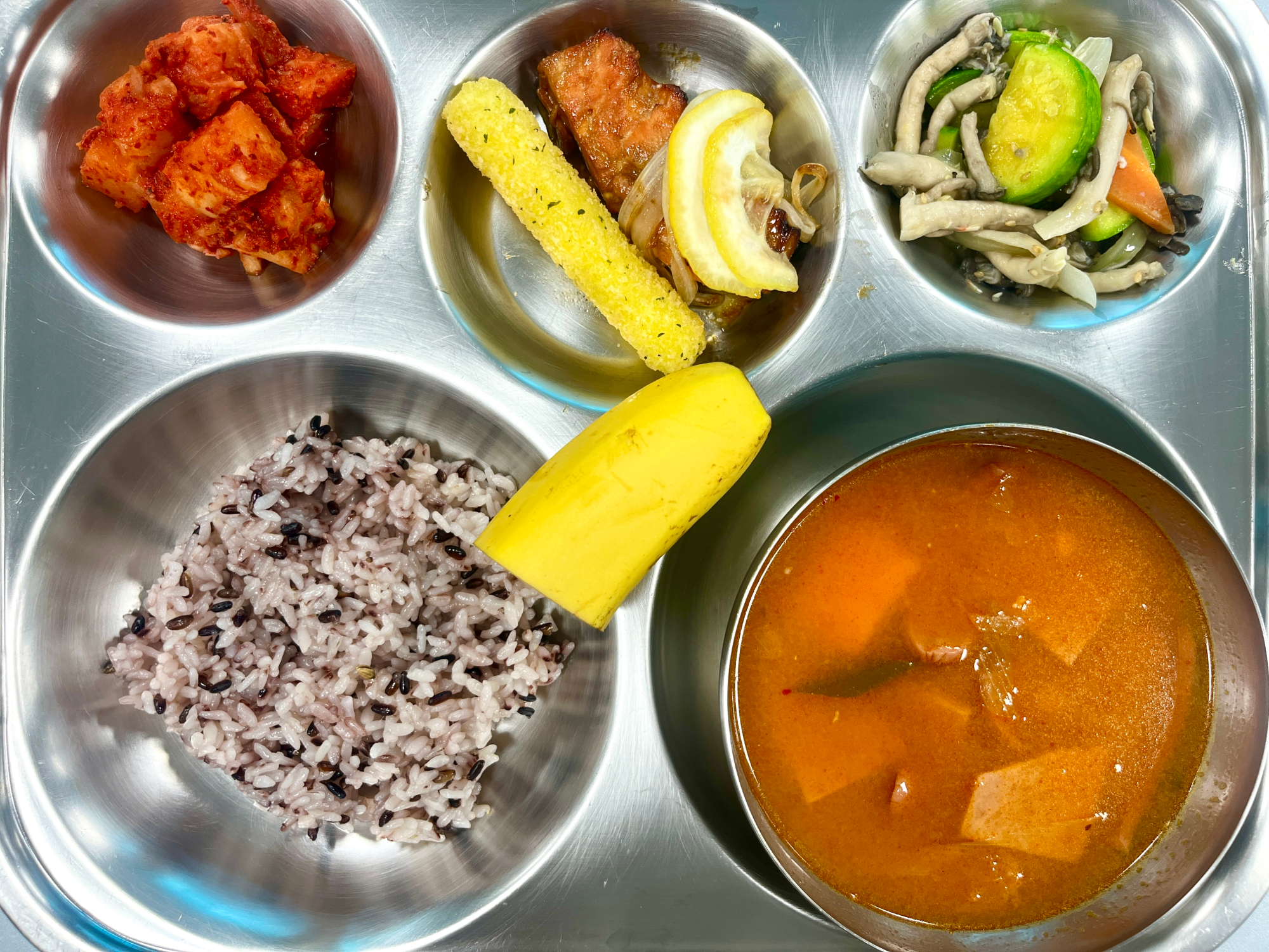 중식 식단 이미지