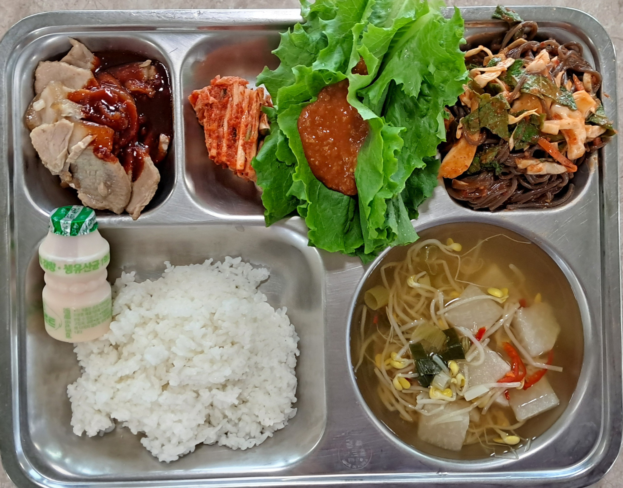 중식 식단 이미지