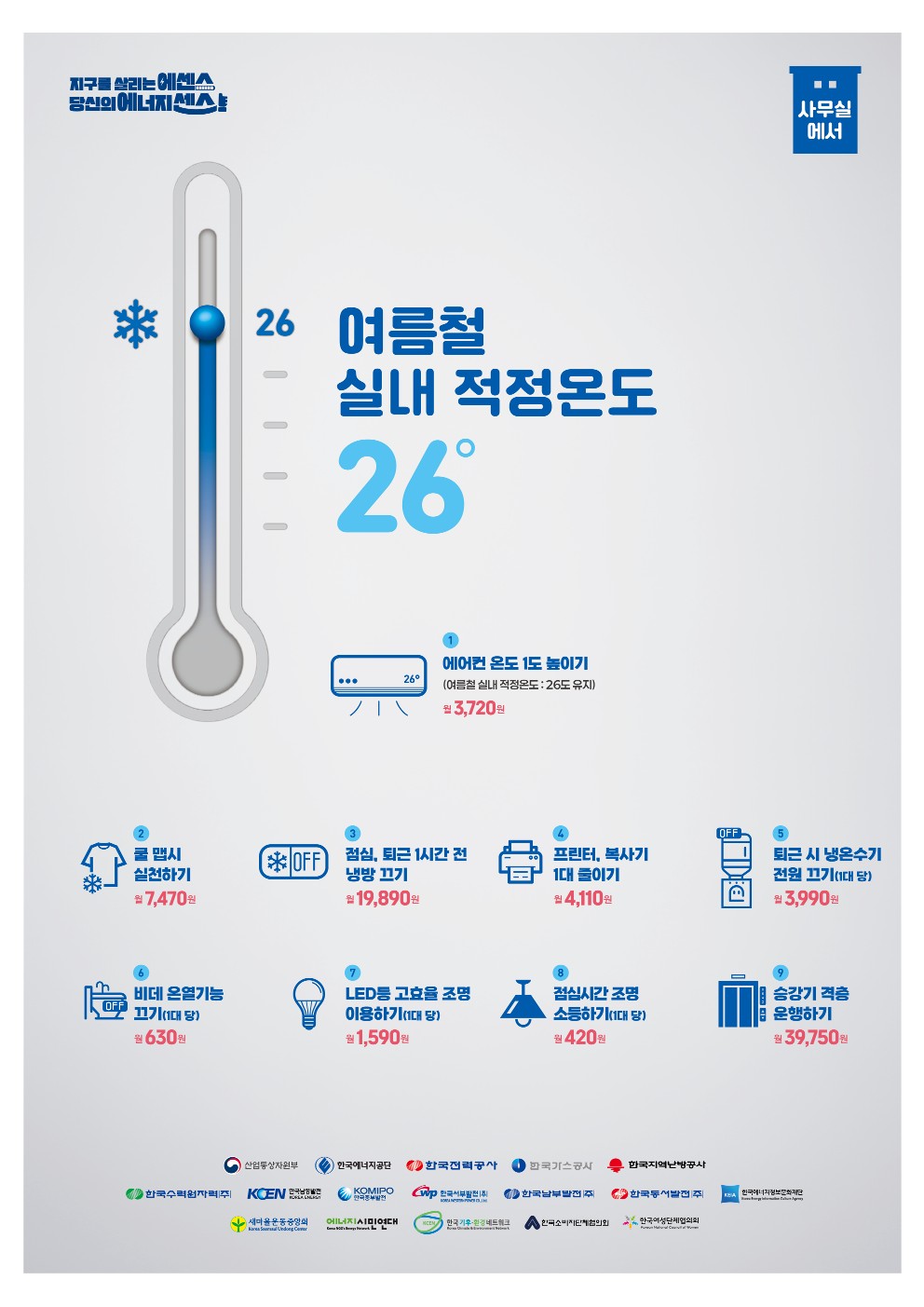 (한국바이오마이스터고등학교-8852 (첨부) 충청북도교육청 재정복지과) 2025_여름철실천요령(사무실용)_한국에너지공단