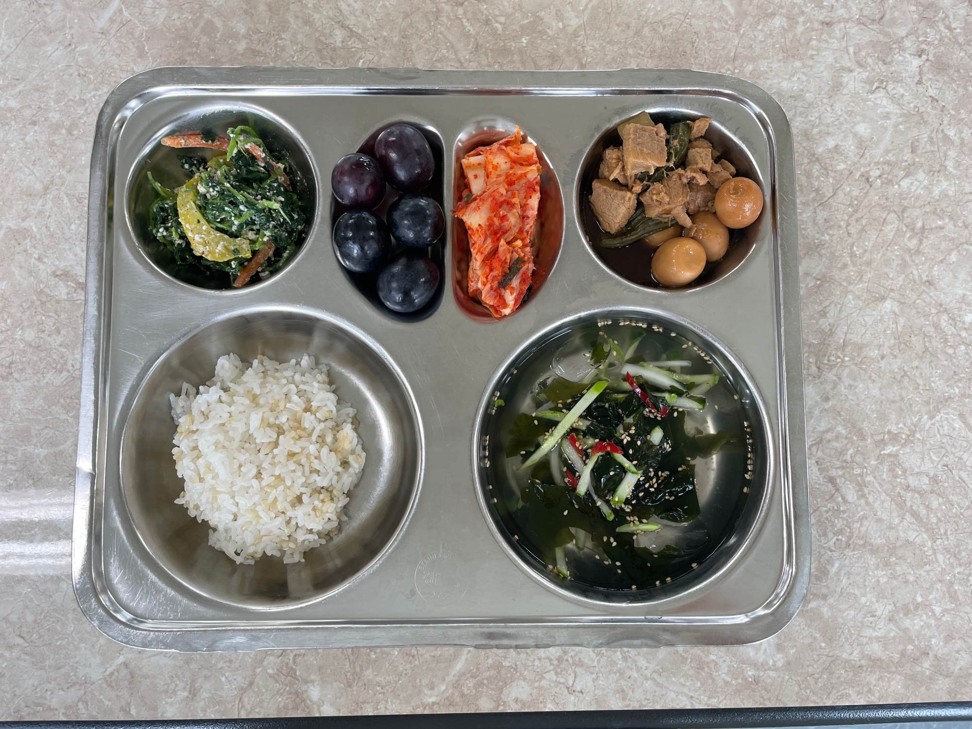 중식 식단 이미지